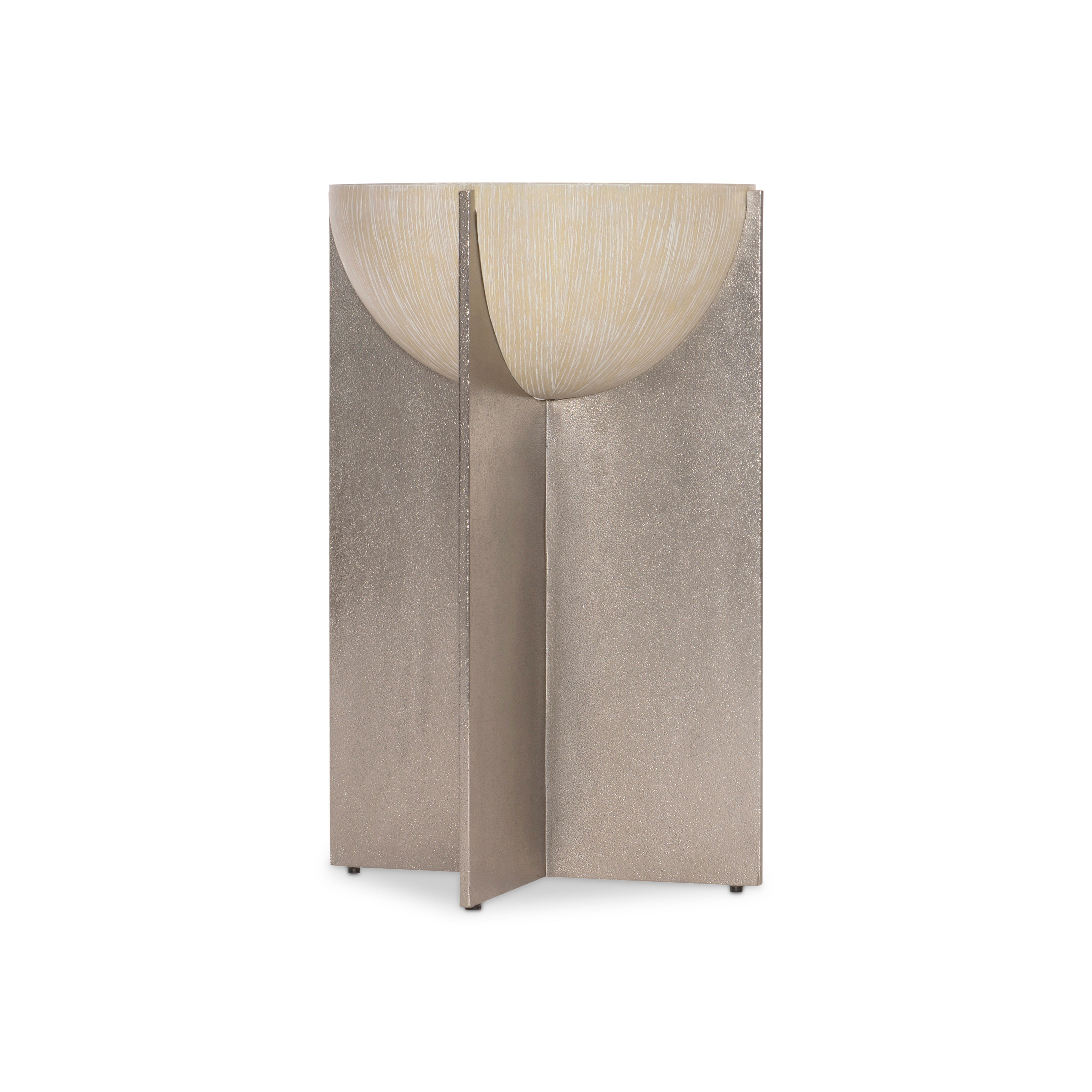 Solaria Aluminum Base Accent Table by Bernhardt