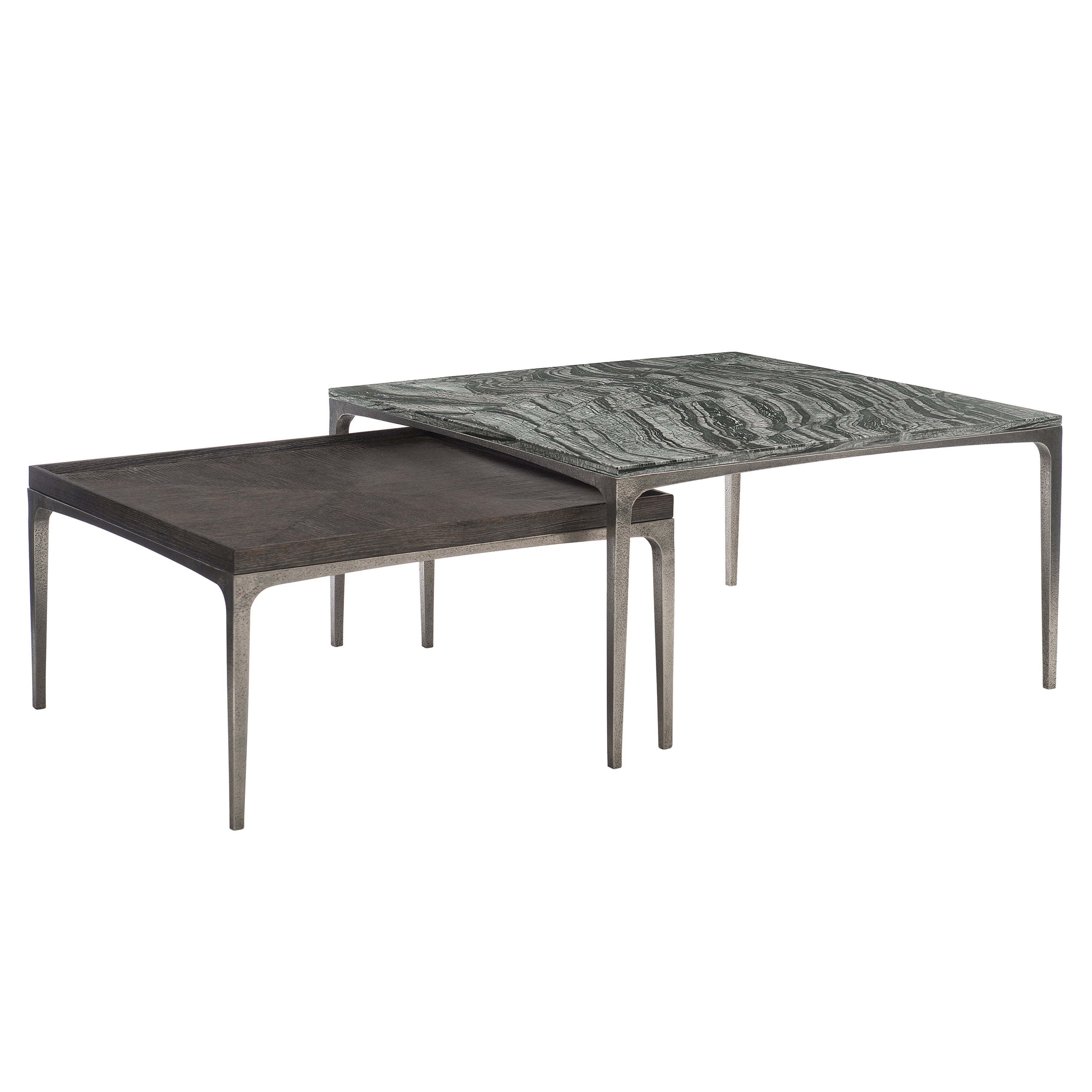 Strata Charcoal Cocktail Table by Bernhardt