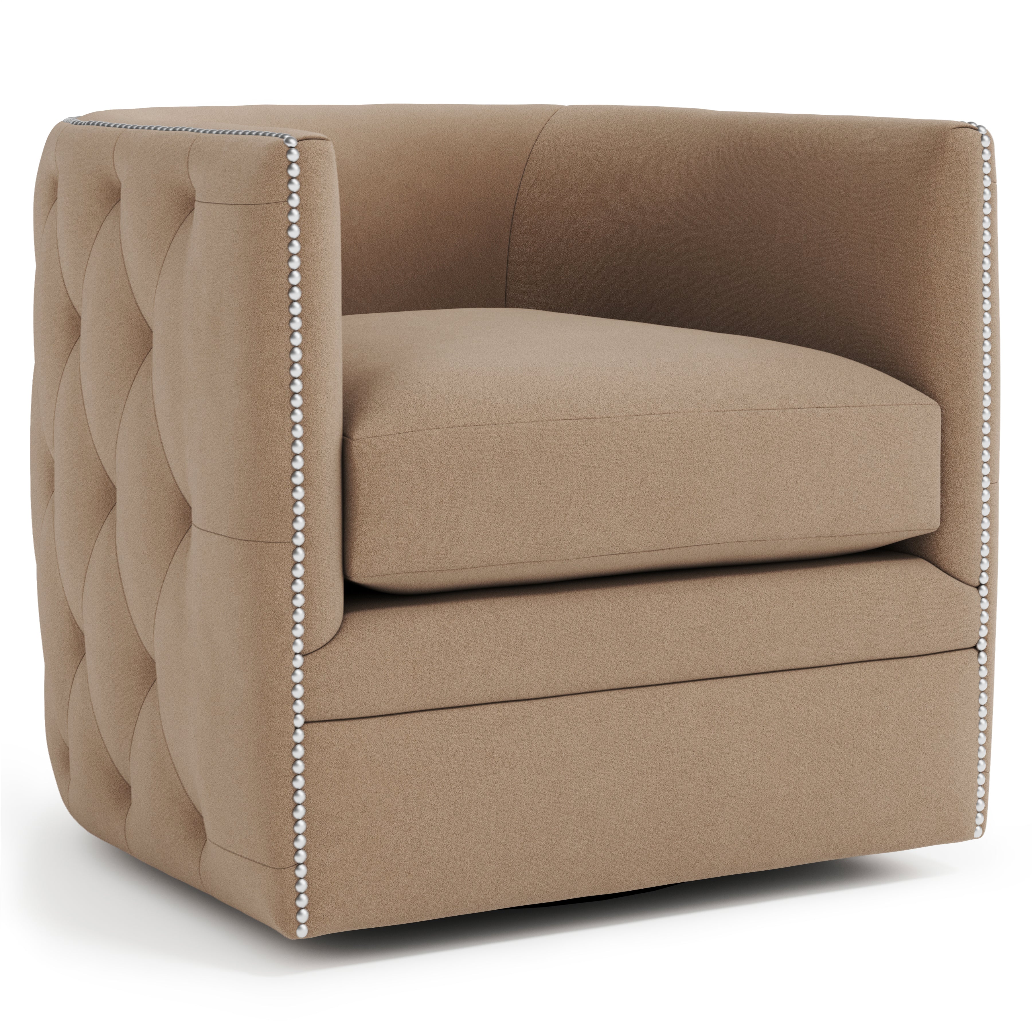 Palazzo Fabric Swivel Chair by Bernhardt