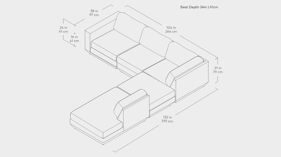 Podium Modular 5PC Seating Group A Sectionals Gus*     Four Hands, Mid Century Modern Furniture, Old Bones Furniture Company, Old Bones Co, Modern Mid Century, Designer Furniture, https://www.oldbonesco.com/