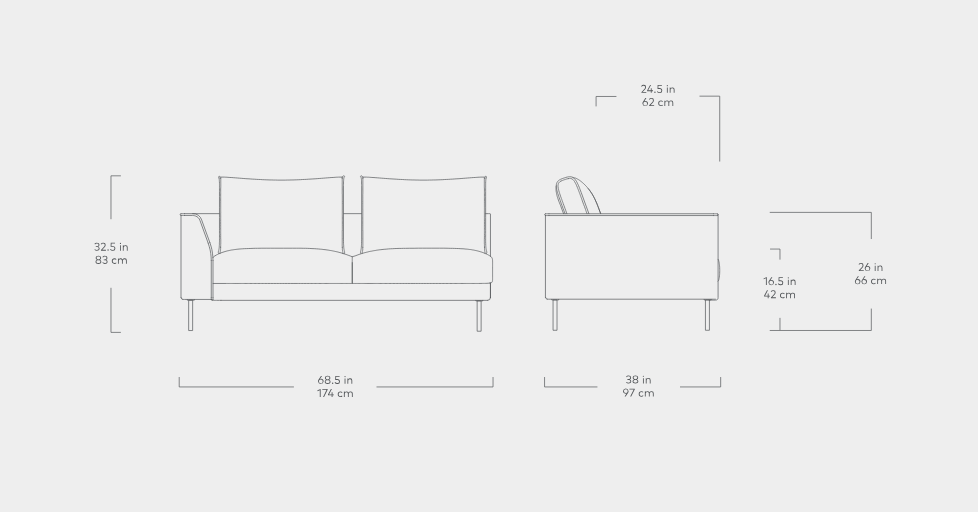 Renfrew Left Arm Sofa Gus*     Four Hands, Mid Century Modern Furniture, Old Bones Furniture Company, Old Bones Co, Modern Mid Century, Designer Furniture, https://www.oldbonesco.com/