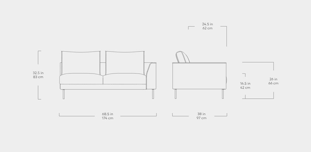 Renfrew Right Arm Sofa Gus*     Four Hands, Mid Century Modern Furniture, Old Bones Furniture Company, Old Bones Co, Modern Mid Century, Designer Furniture, https://www.oldbonesco.com/