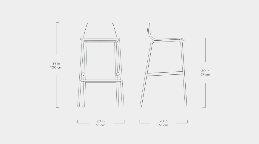 Lecture Bar Stool Bar Stool Gus*     Four Hands, Mid Century Modern Furniture, Old Bones Furniture Company, Old Bones Co, Modern Mid Century, Designer Furniture, https://www.oldbonesco.com/