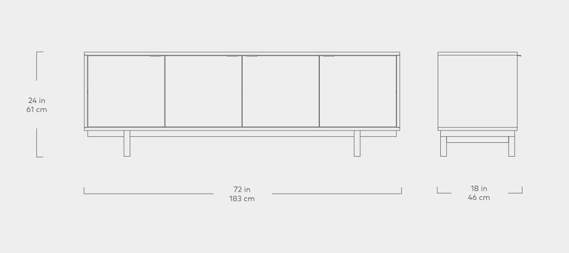 Belmont Credenza Credenza Gus*     Four Hands, Mid Century Modern Furniture, Old Bones Furniture Company, Old Bones Co, Modern Mid Century, Designer Furniture, https://www.oldbonesco.com/