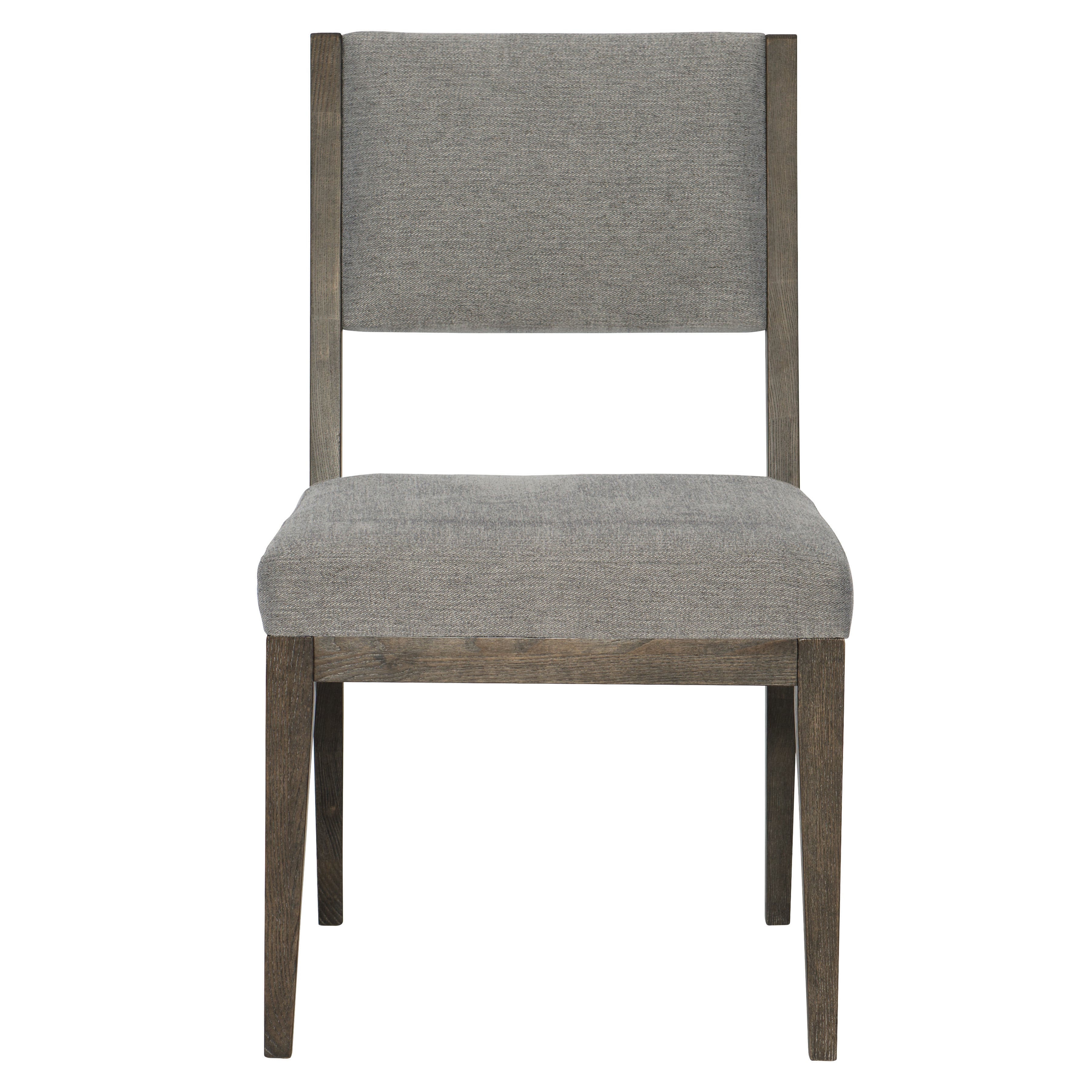 Linea Side Chair in Cerused Charcoal Finish by Bernhardt