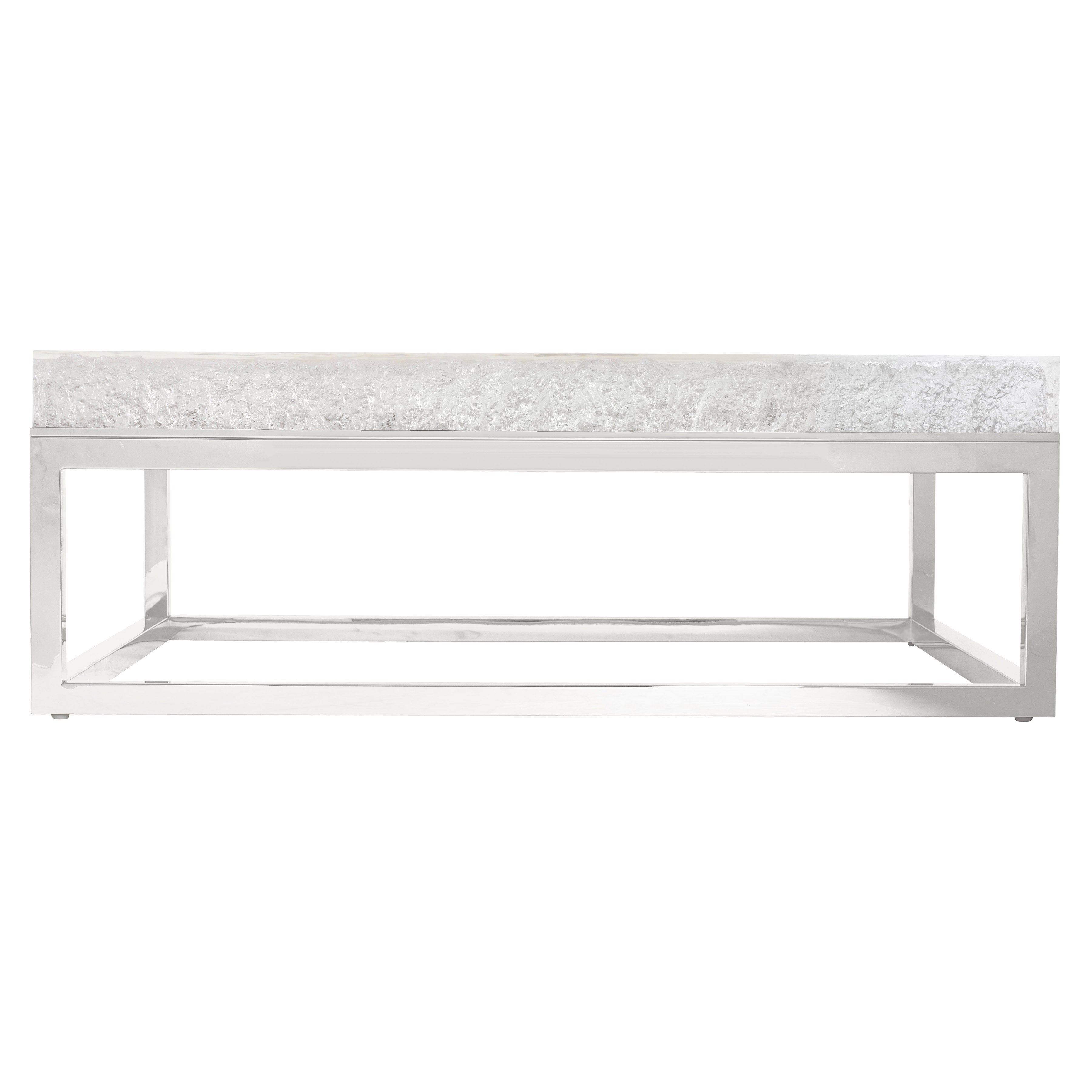 Arctic Square Cocktail Table by Bernhardt