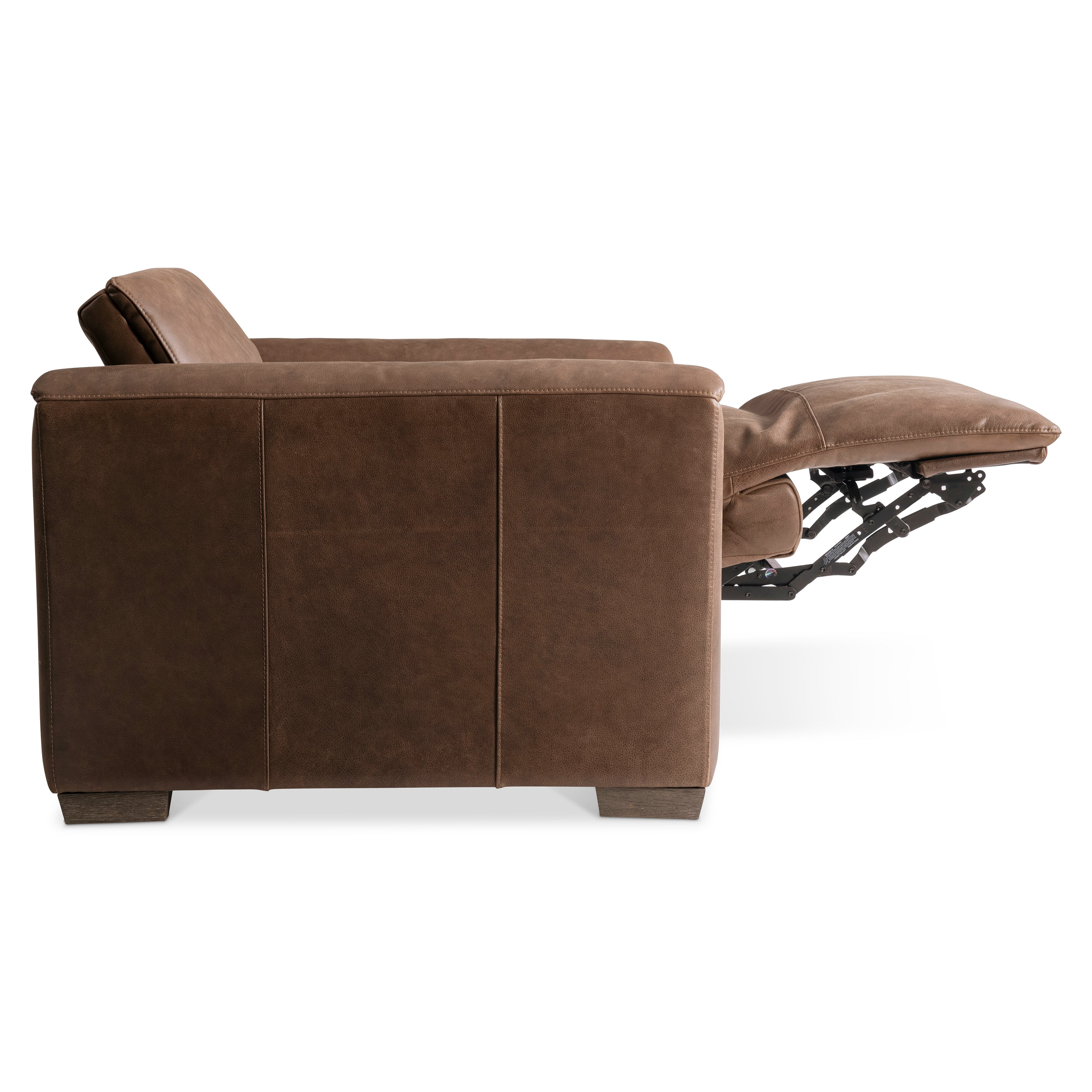 Billings Leather Power Motion Chair by Bernhardt