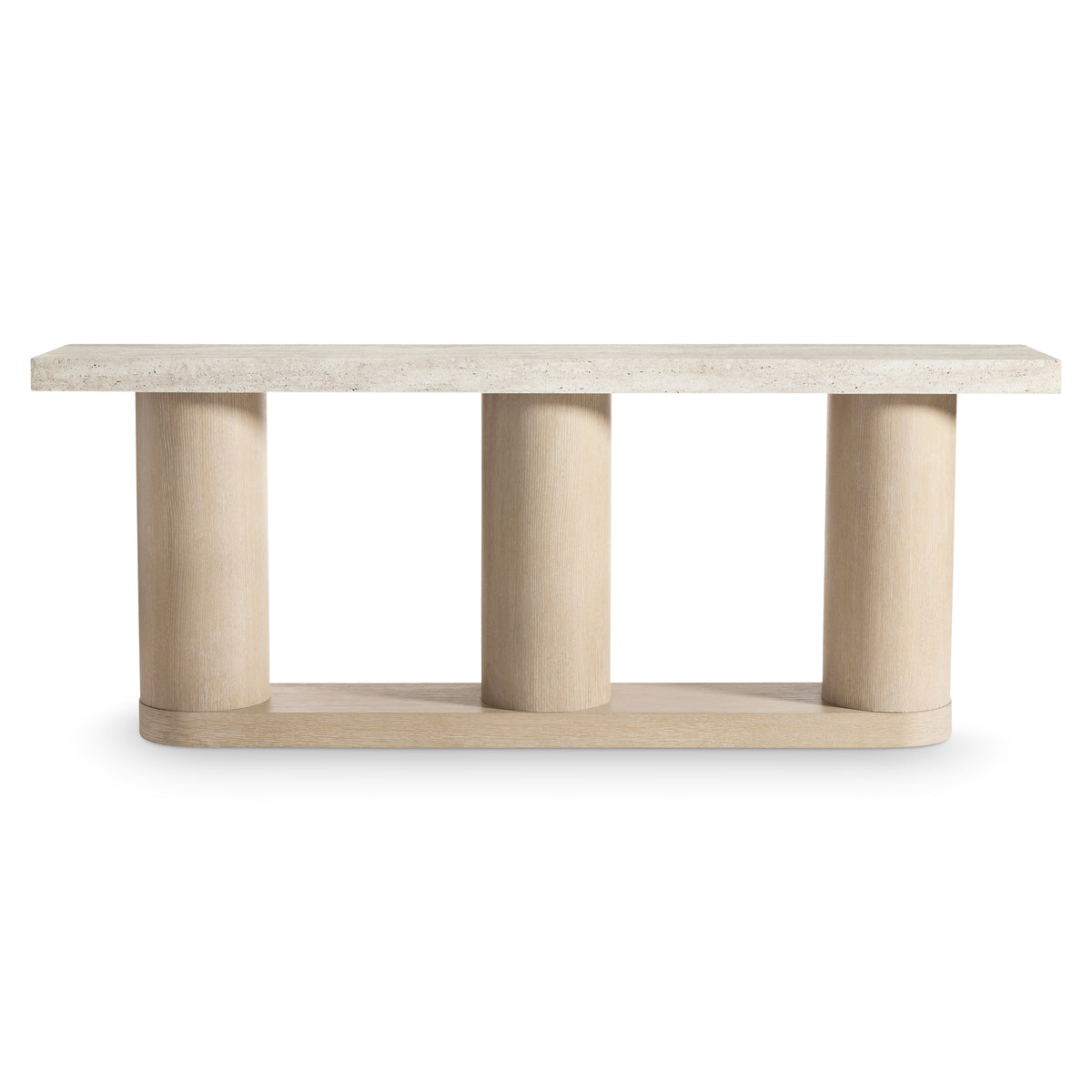 Asana Faux Stone Console Table by Bernhardt