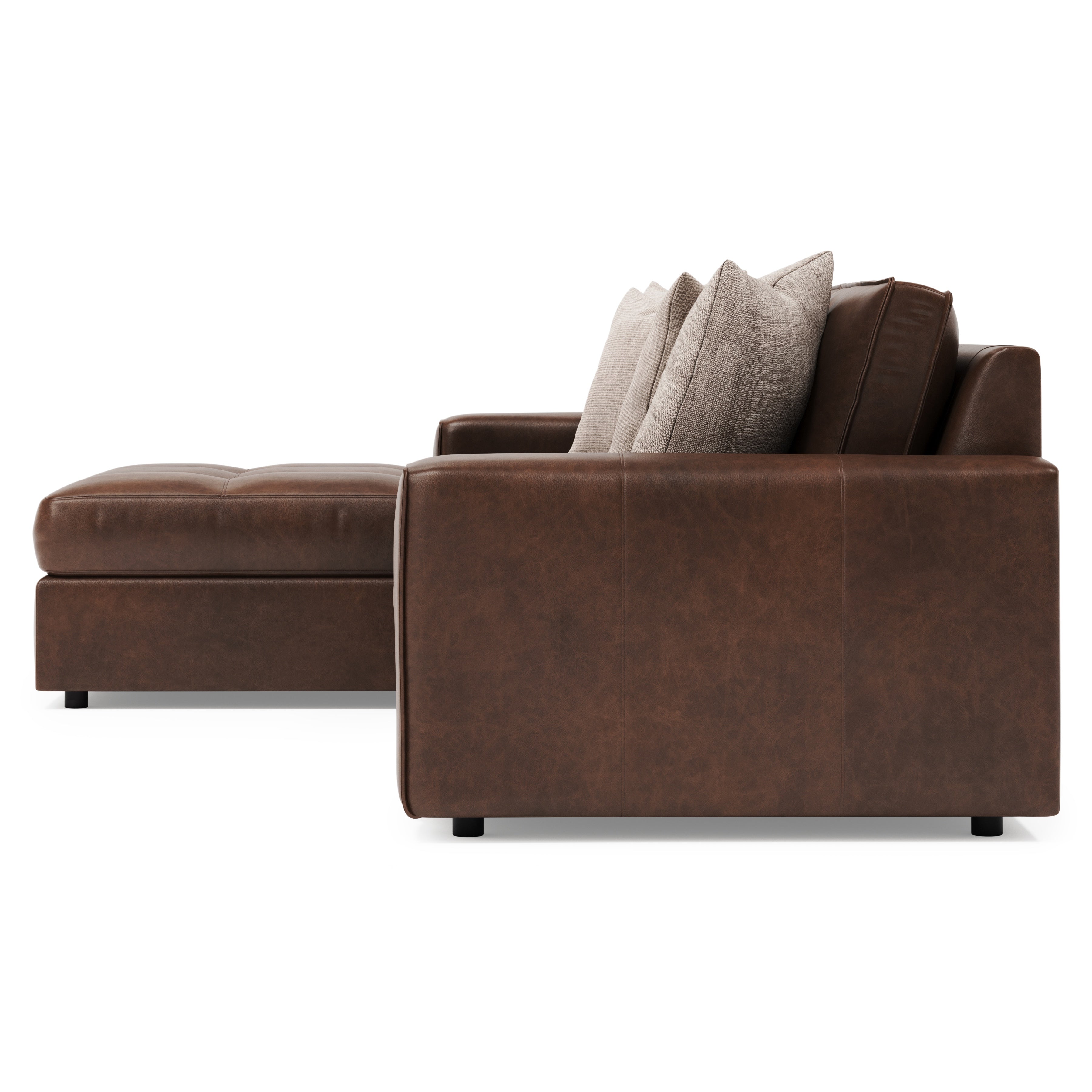 Nest 2-Piece Leather Sectional by Bernhardt
