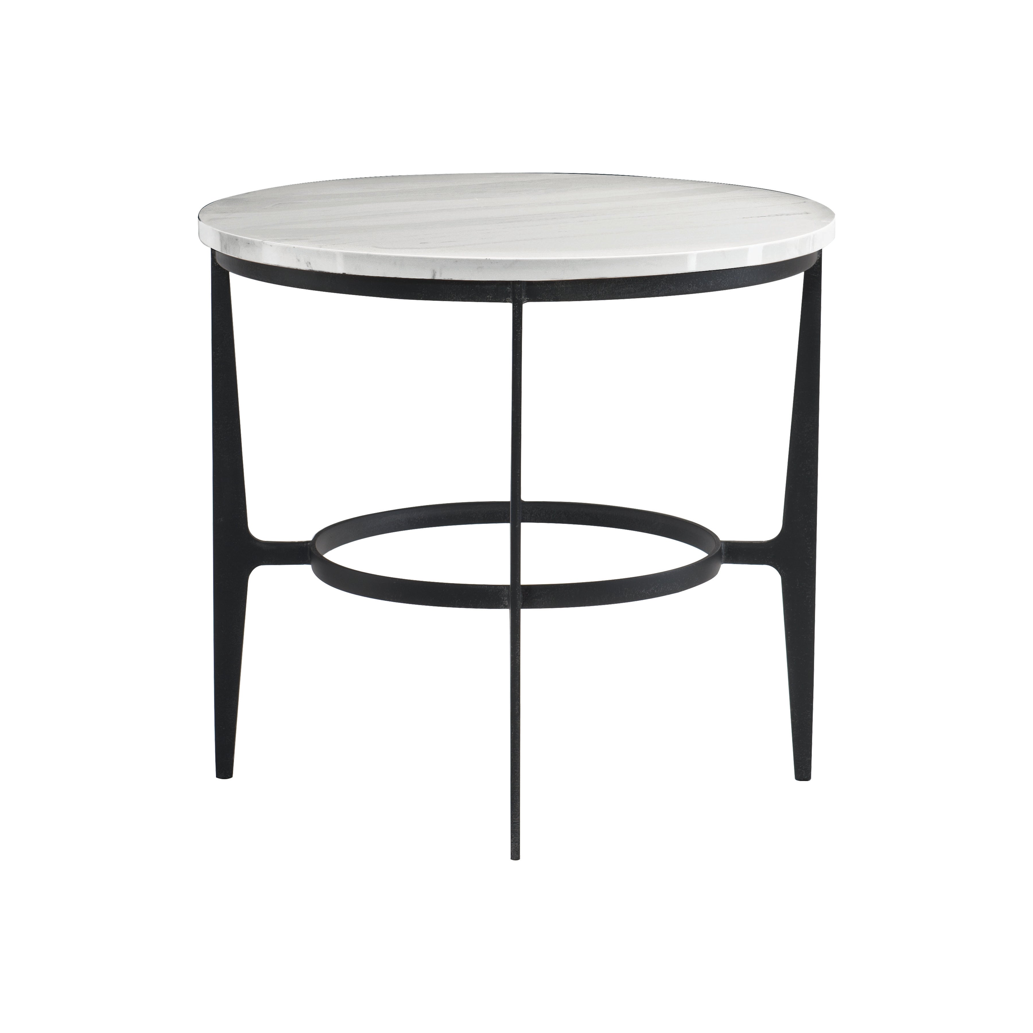 Avondale Round Metal End Table by Bernhardt