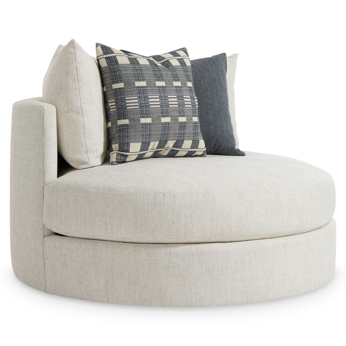 Ferris Fabric Swivel Chair by Bernhardt