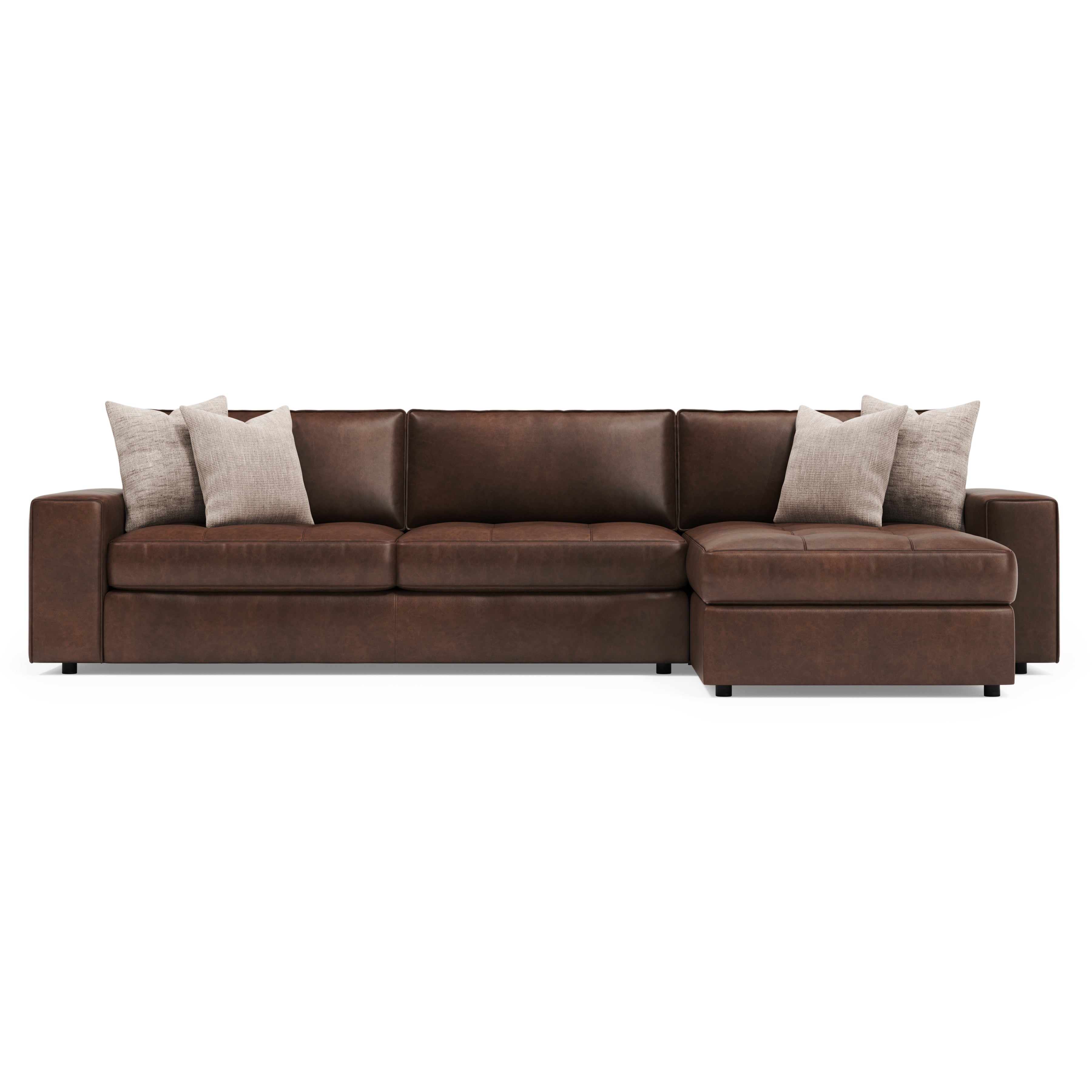 Nest 2-Piece Leather Sectional by Bernhardt