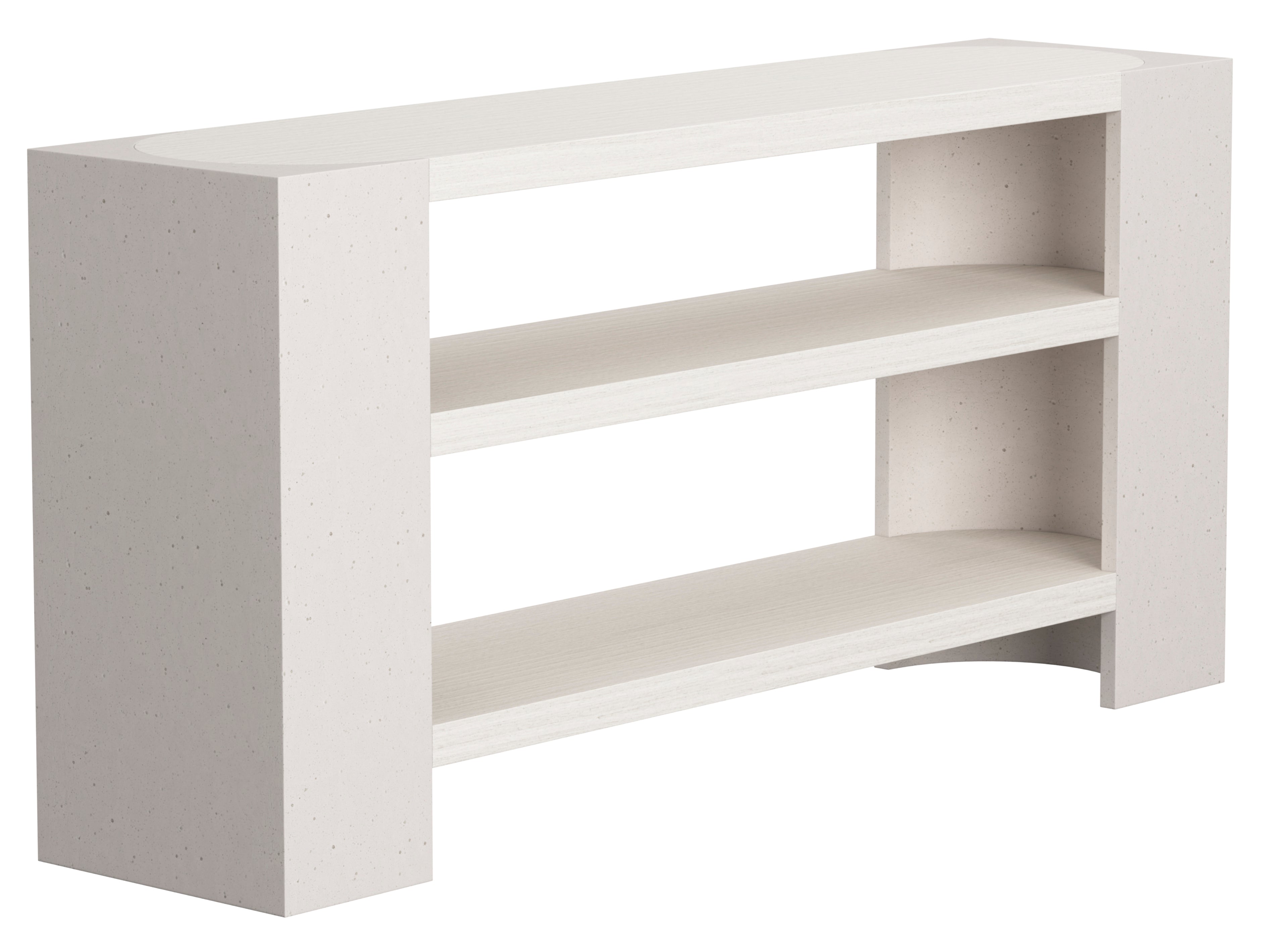 Stratum Console Table with Shelves by Bernhardt