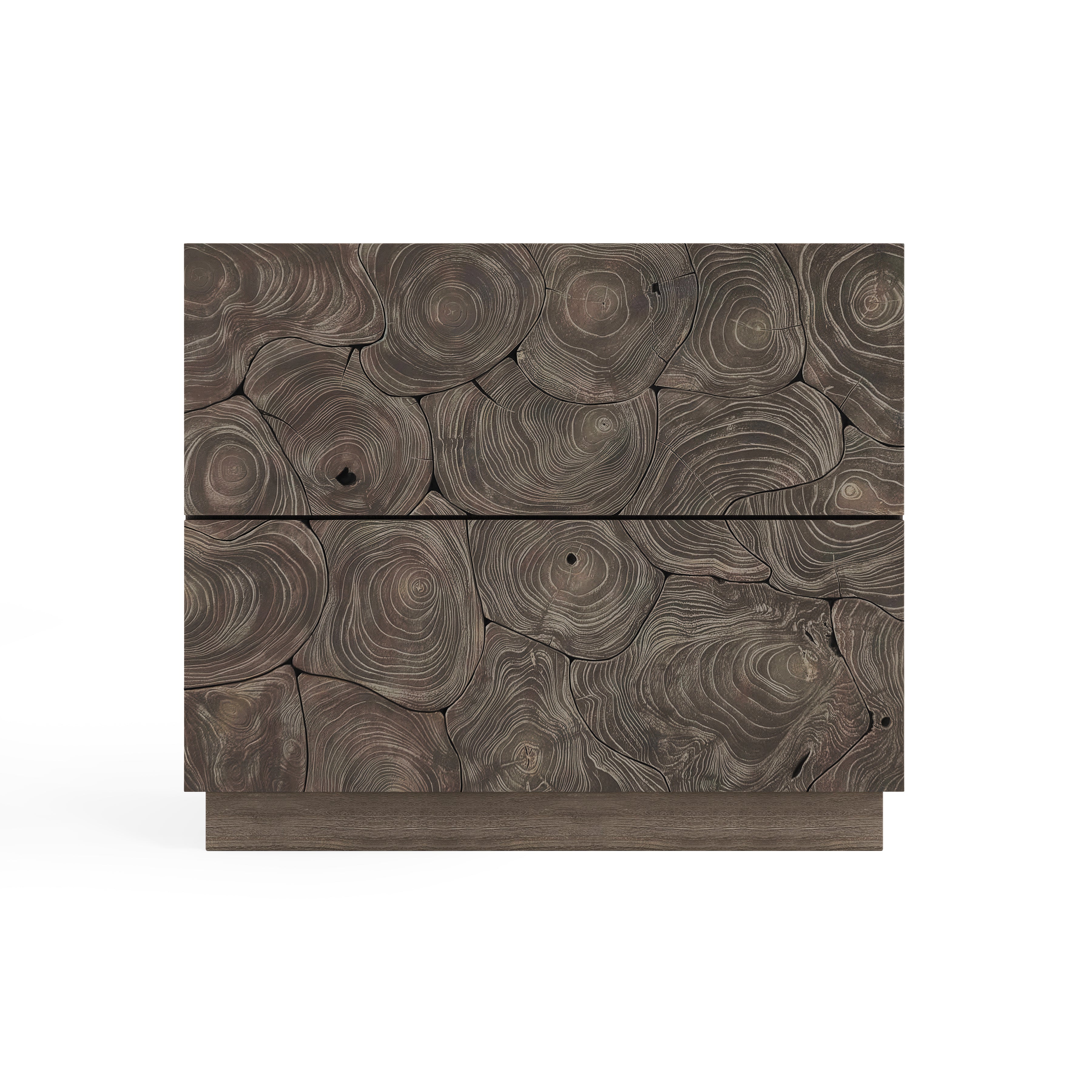 Calavaras Smoked Truffle Nightstand by Bernhardt