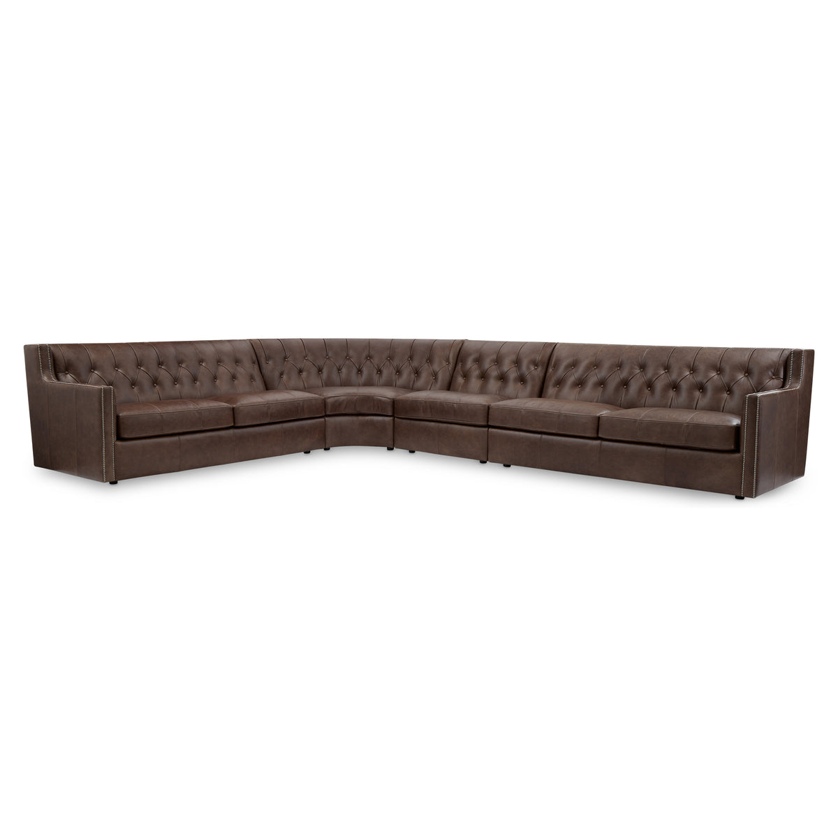Candace 4 Piece Leather Sectional by Bernhardt