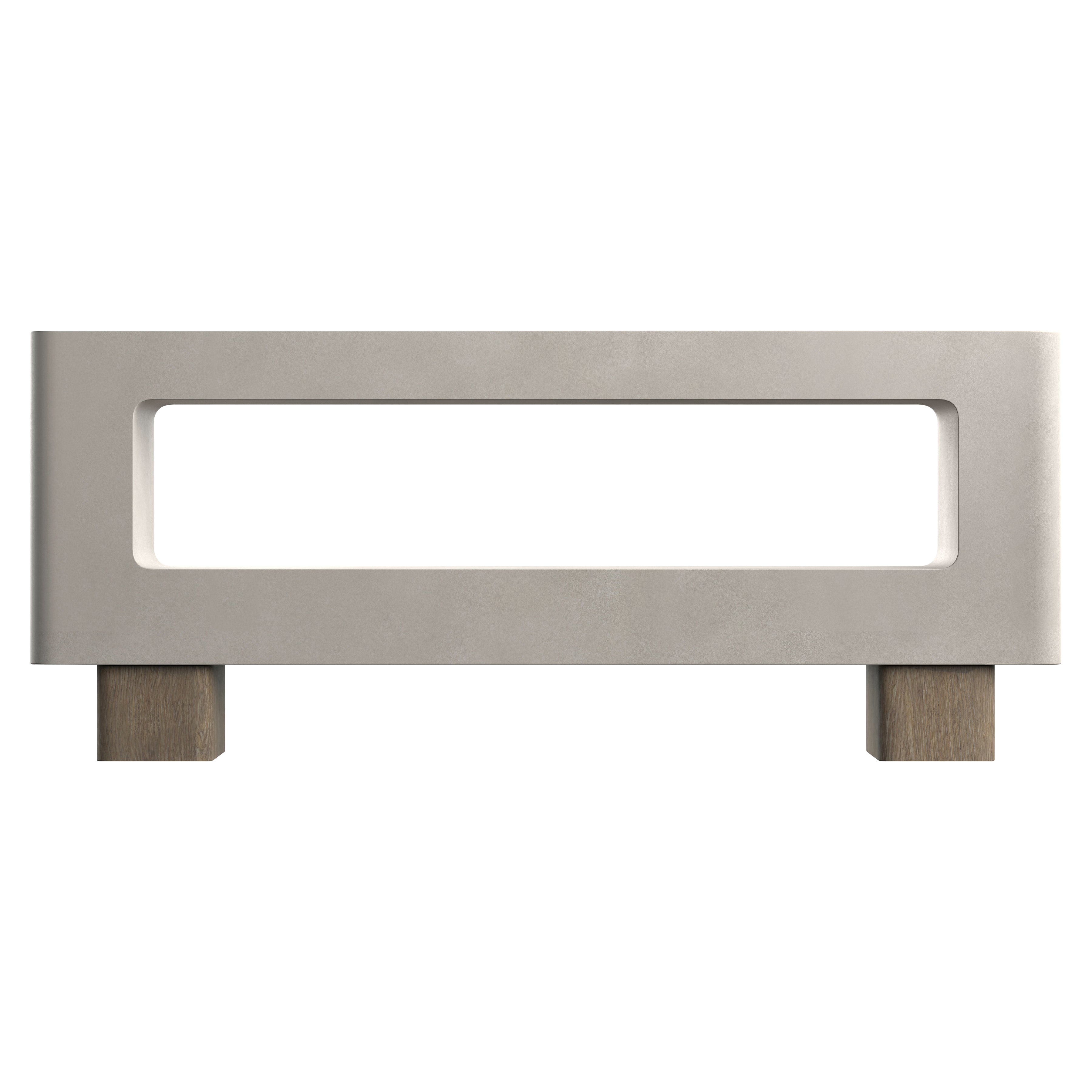 Casa Paros Concrete Console Table by Bernhardt