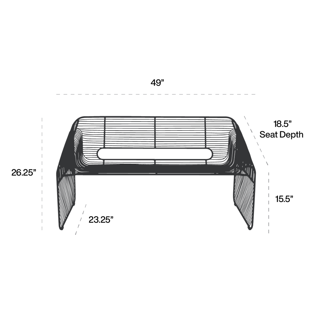 Love Seat by Bend Goods