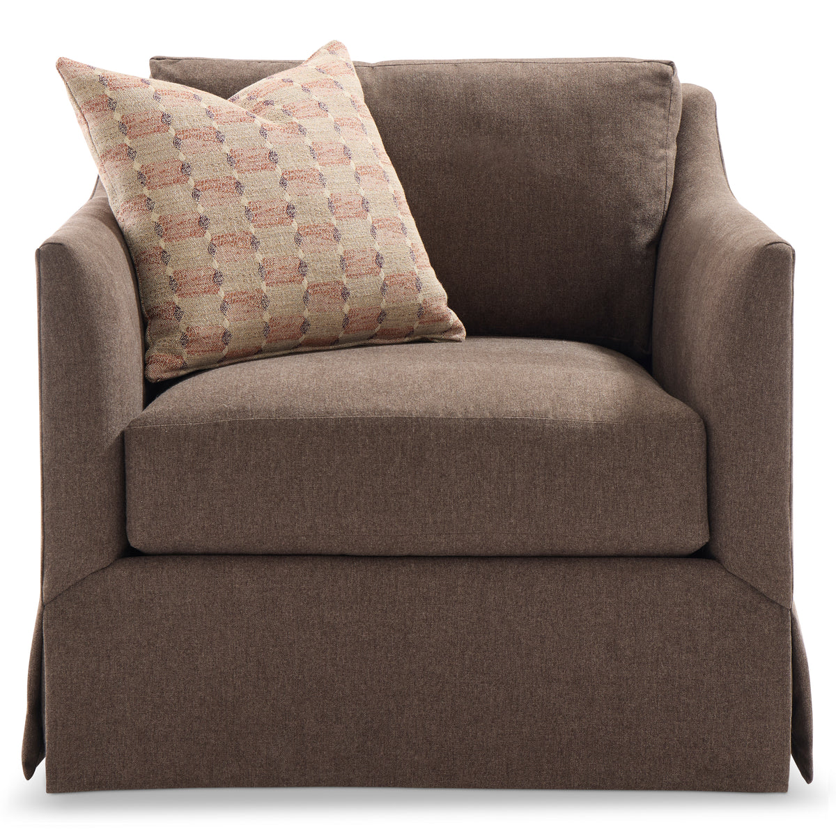 Langley Fabric Swivel Chair by Bernhardt