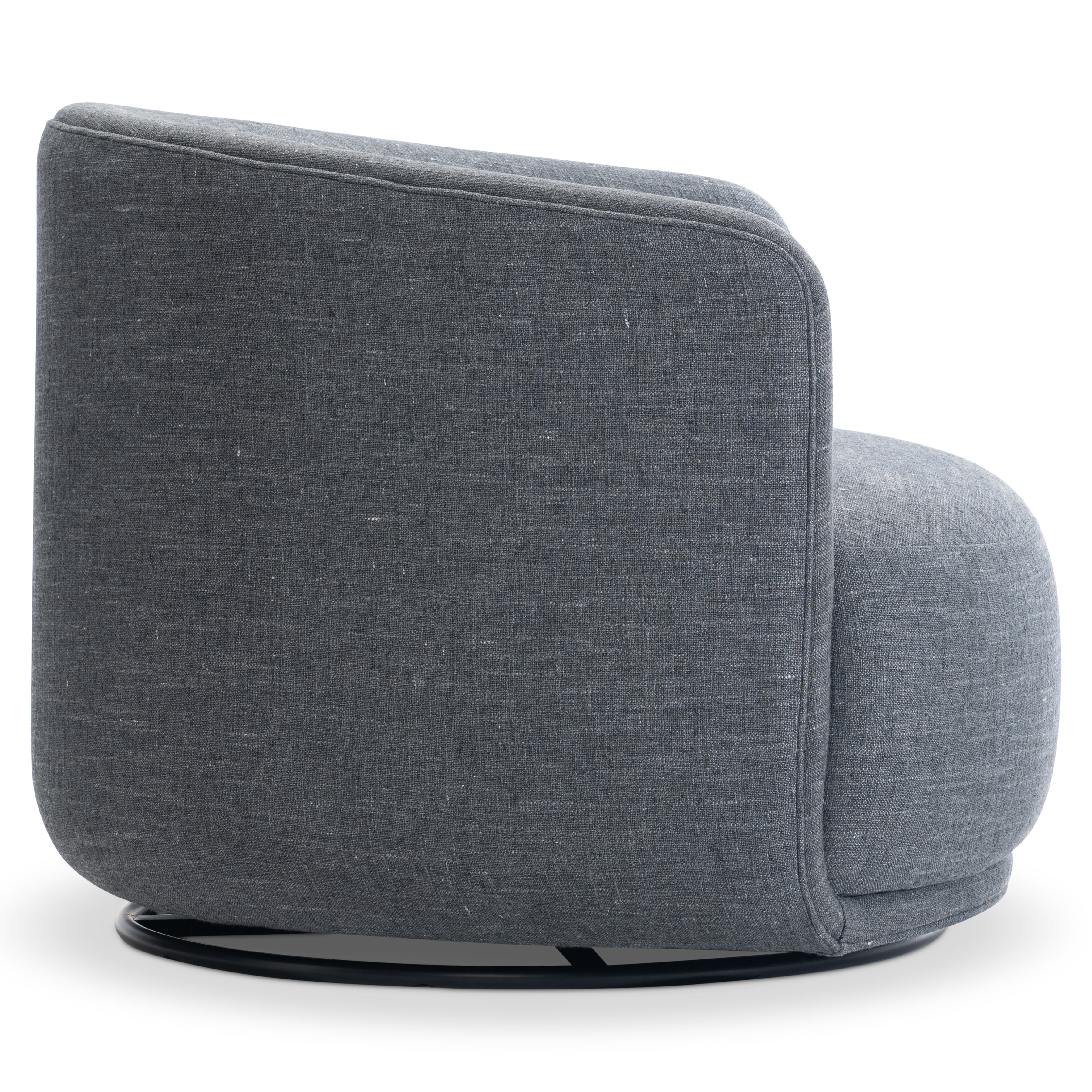 Astrid Fabric Swivel Chair by Bernhardt