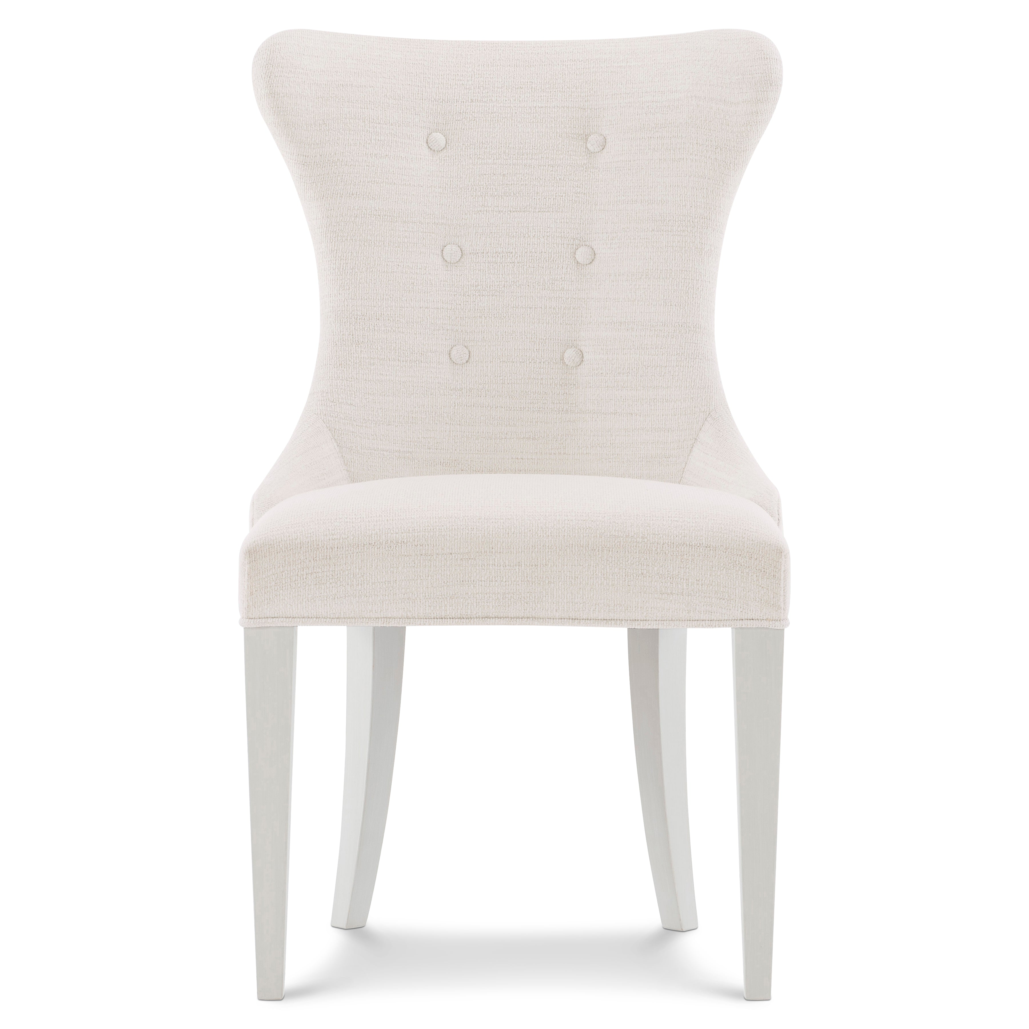 Silhouette Side Chair in Neutral Fabric by Bernhardt
