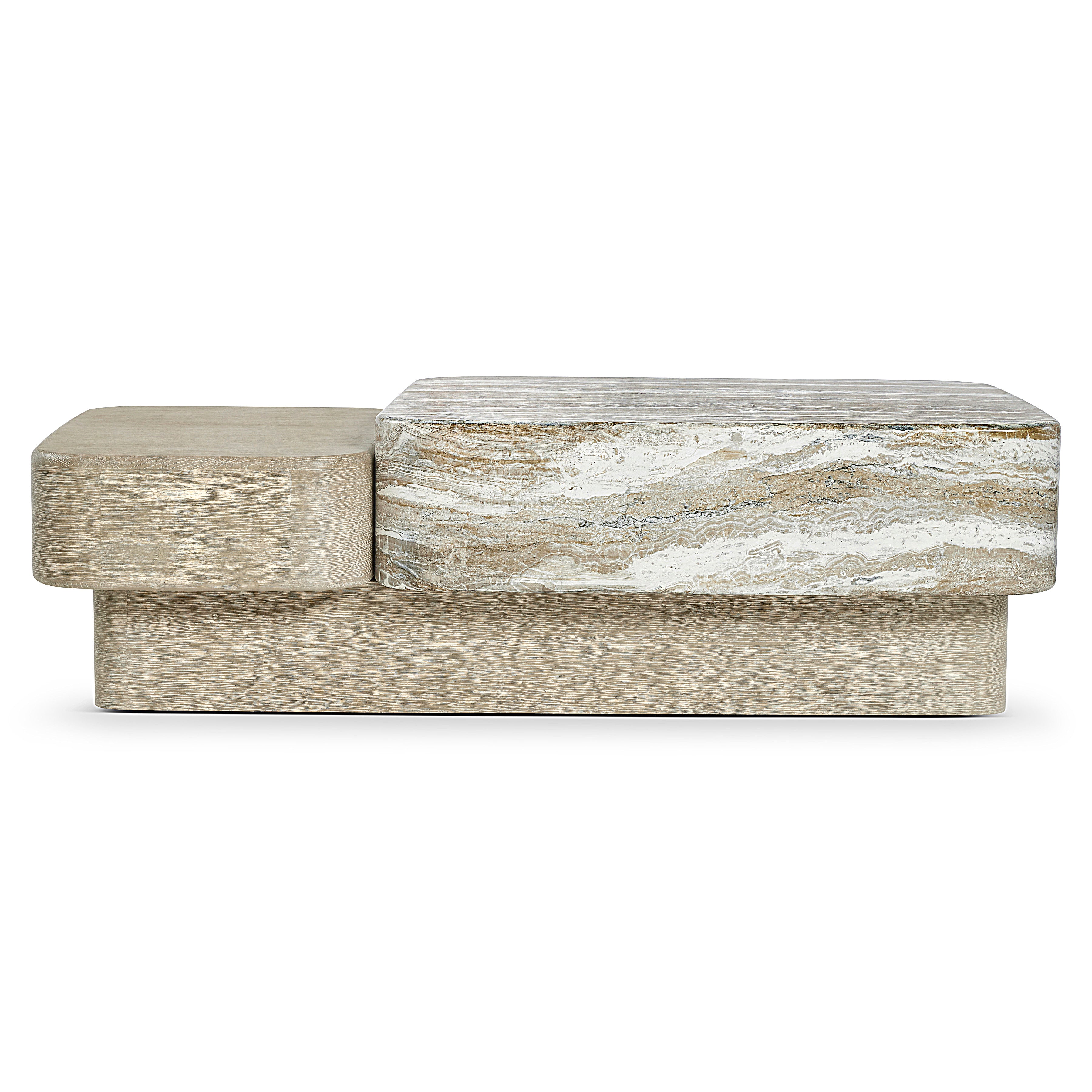 Arcadia Faux Stone Cocktail Table by Bernhardt