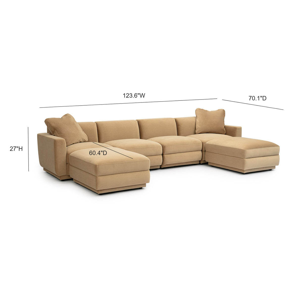Perry 6-Piece Modular U-Sectional