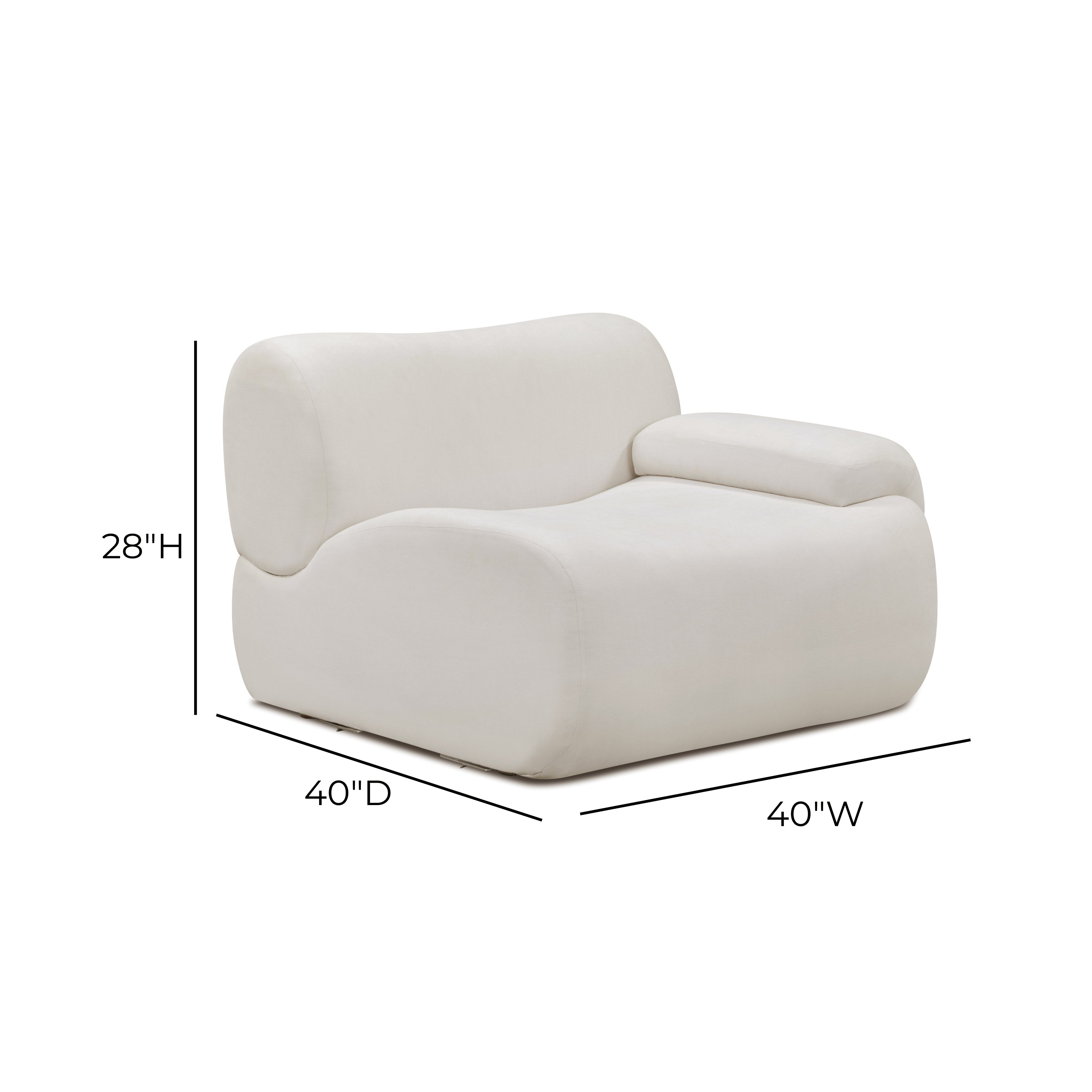 Zenith Contract-Grade Upcycled Fabric Corner Chair