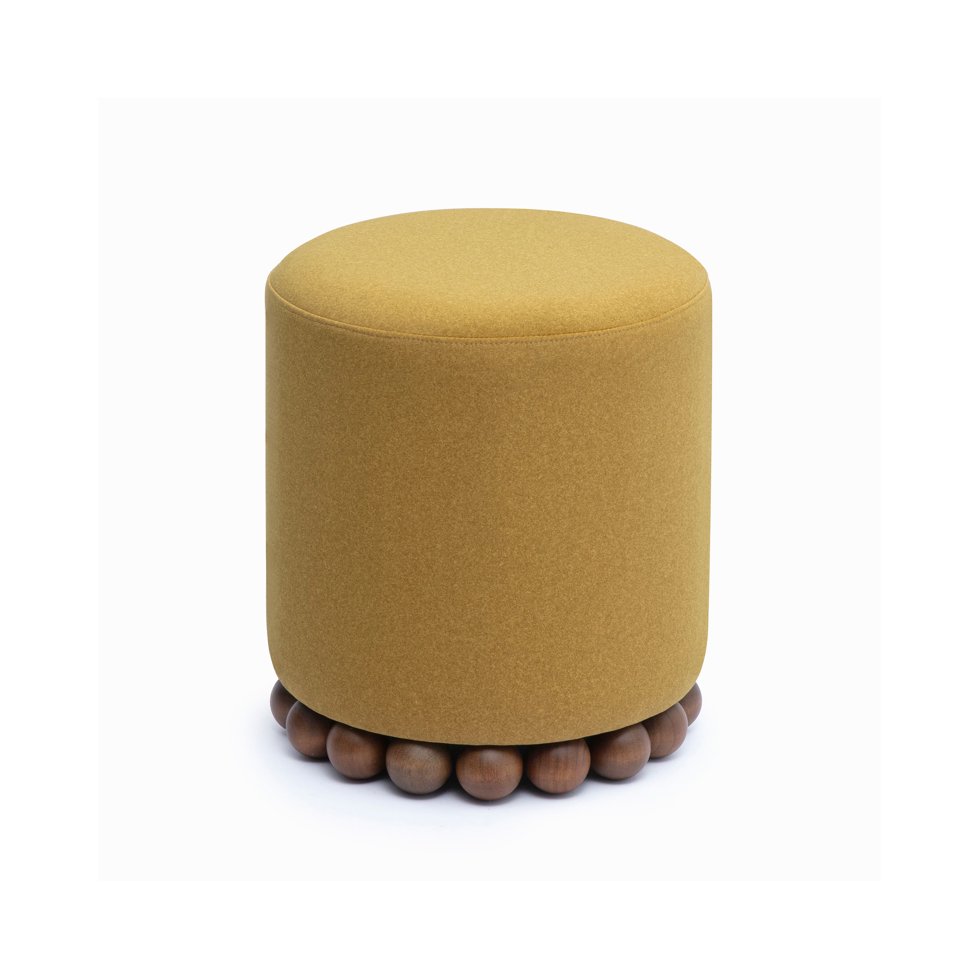 Dex Performance Vegan Mohair Ottoman