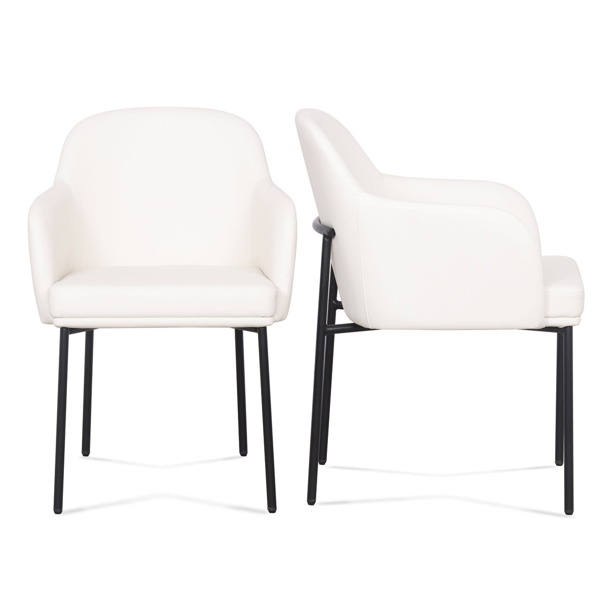 Sydney Performance Vegan Leather Armchair - Set of 2