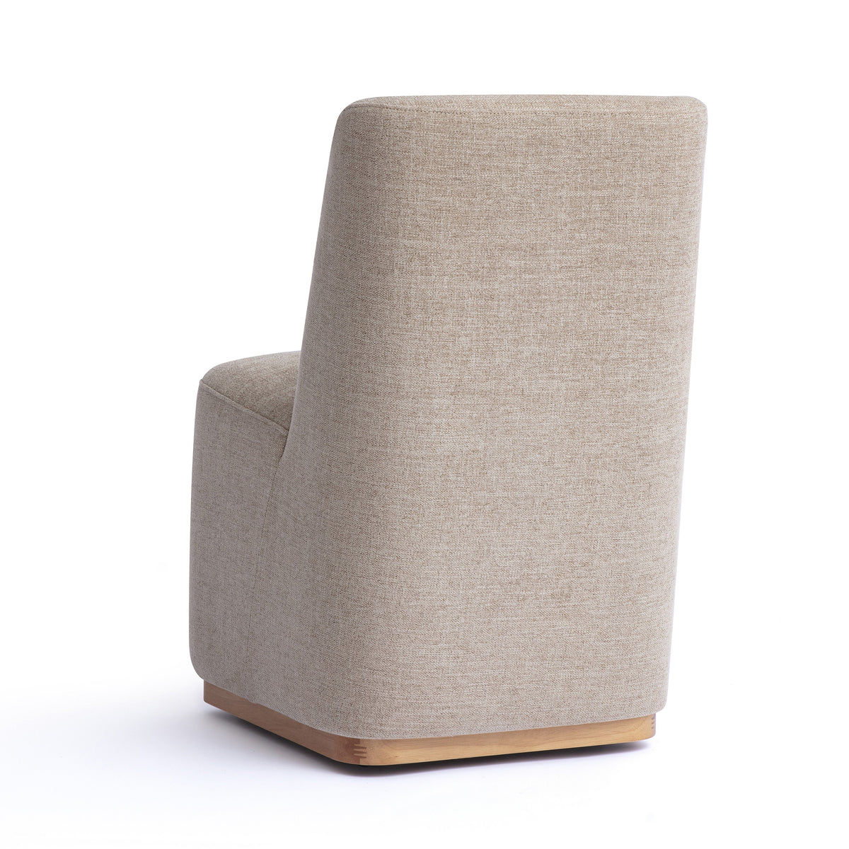 Melissa Performance Fabric Rolling Dining Chair
