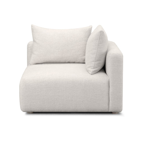 Hangover Contract-Grade Textured Fabric Modular Corner Chair