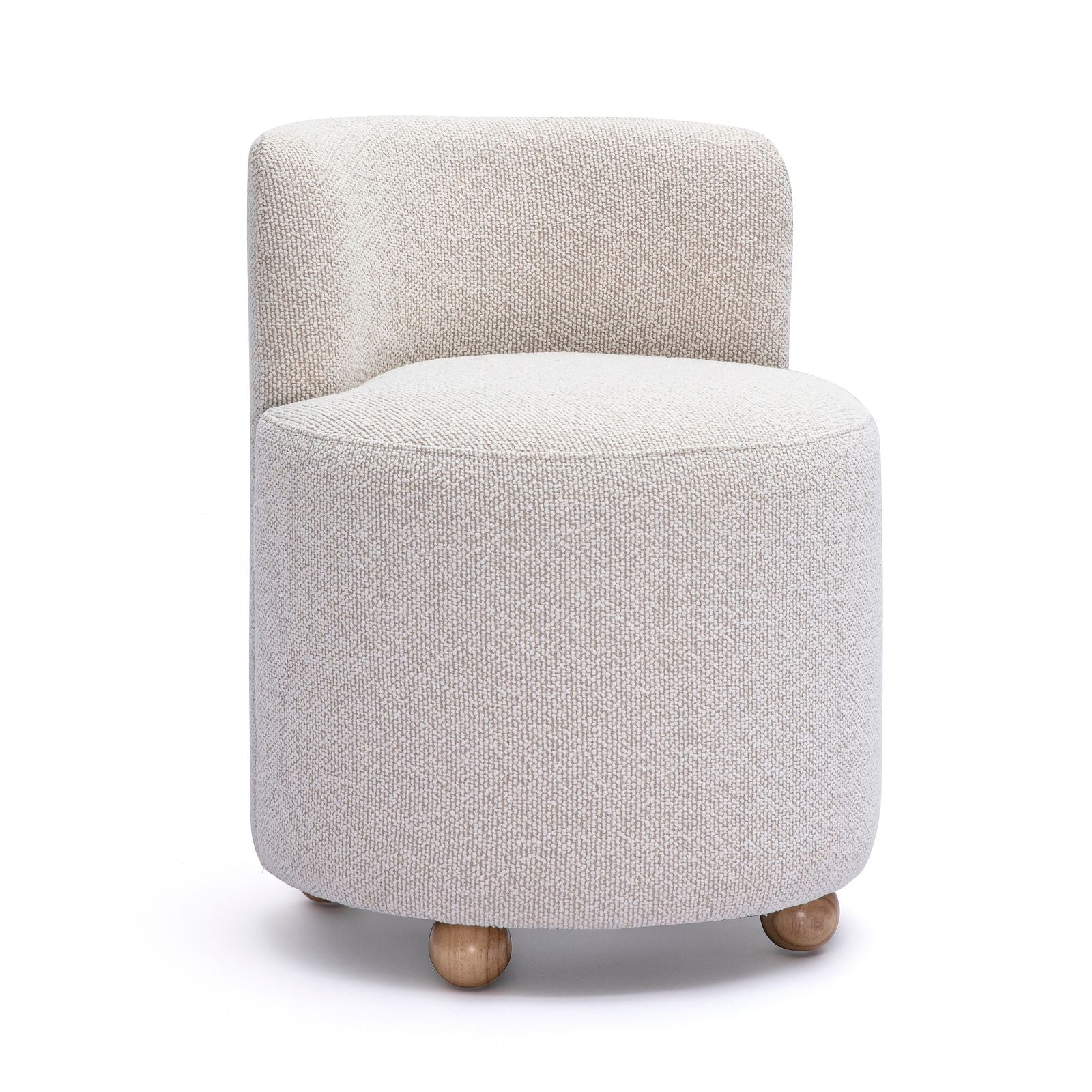 Hakuna Cream Performance Boucle Desk Chair
