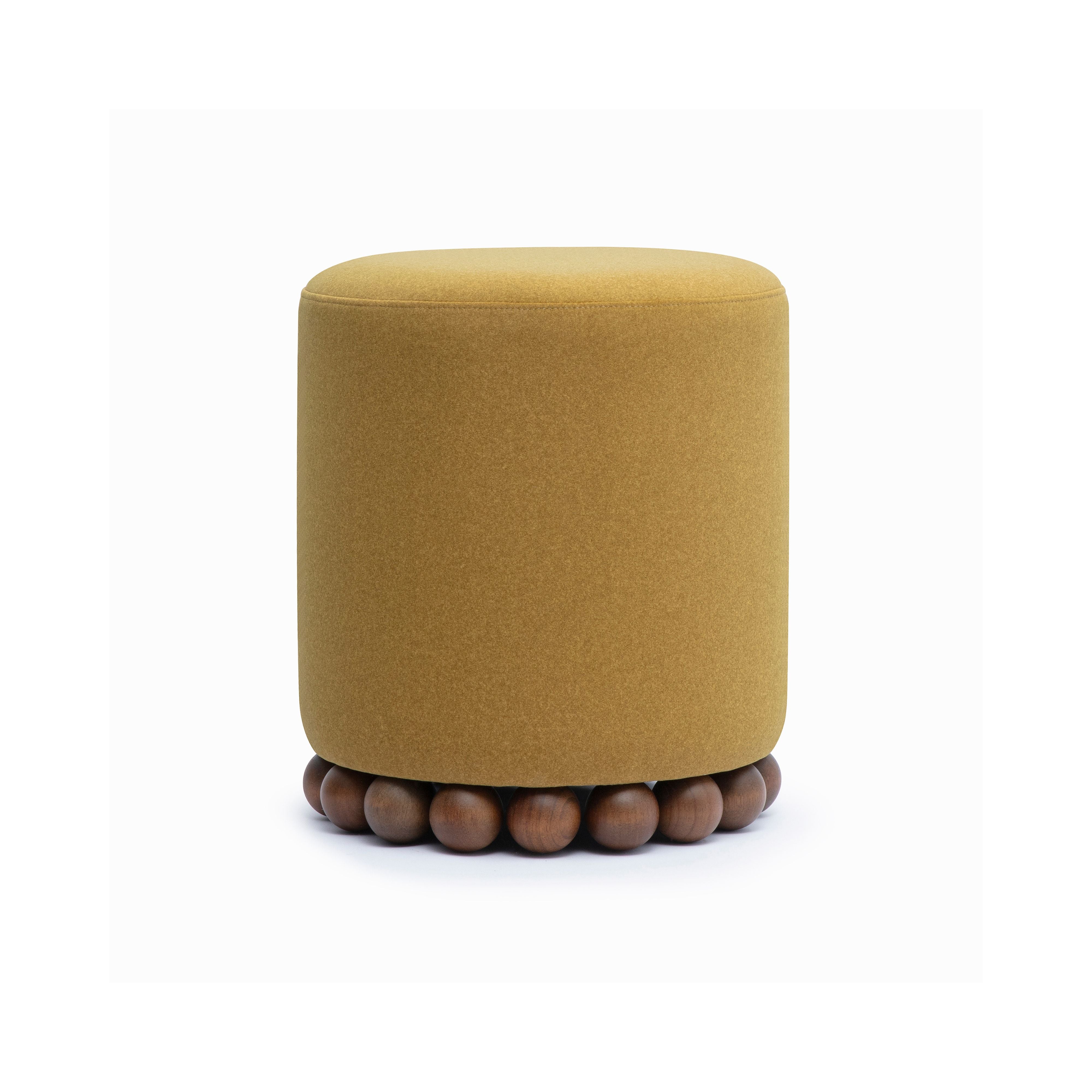 Dex Performance Vegan Mohair Ottoman