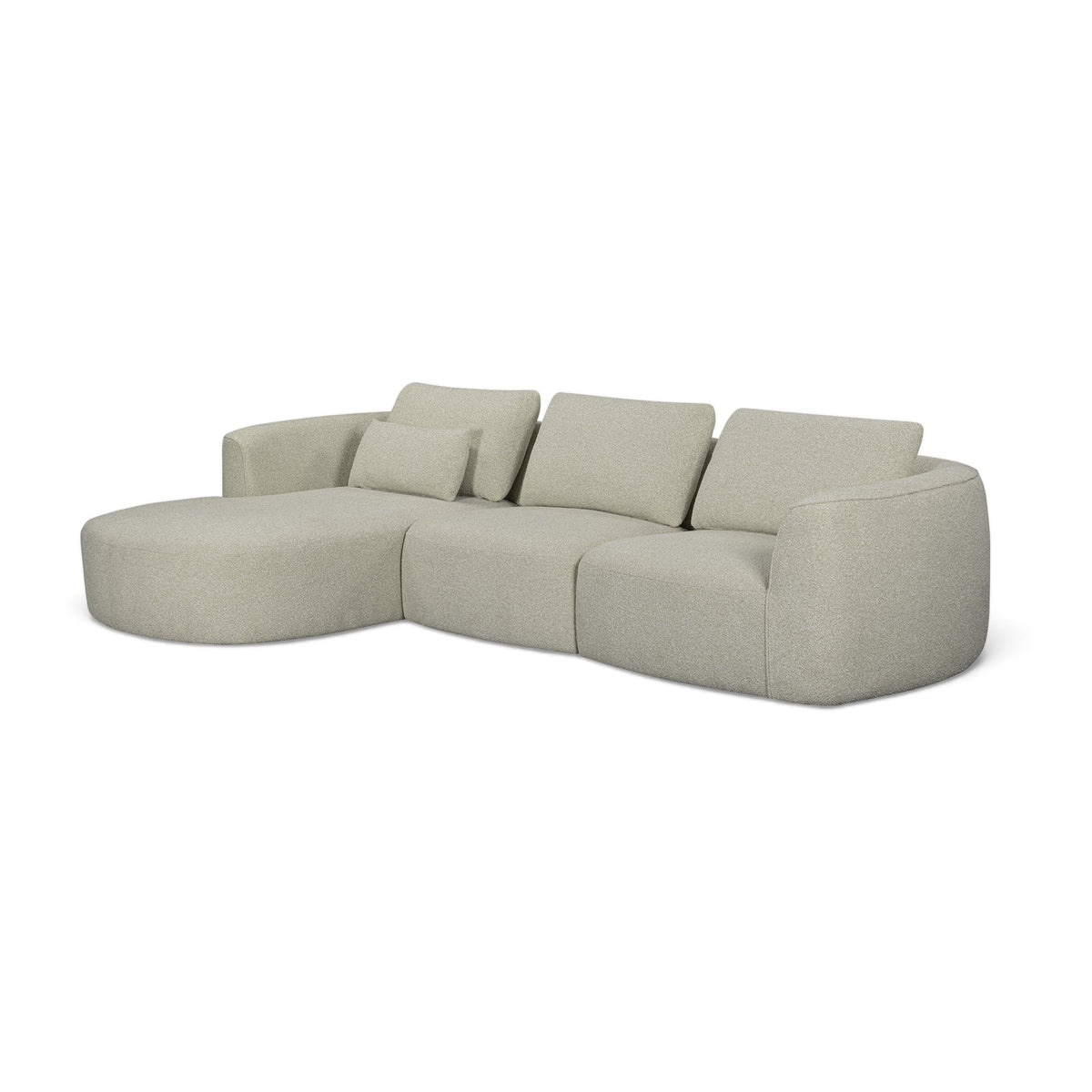 Noor 3-Piece XL 128" Modular Sectional