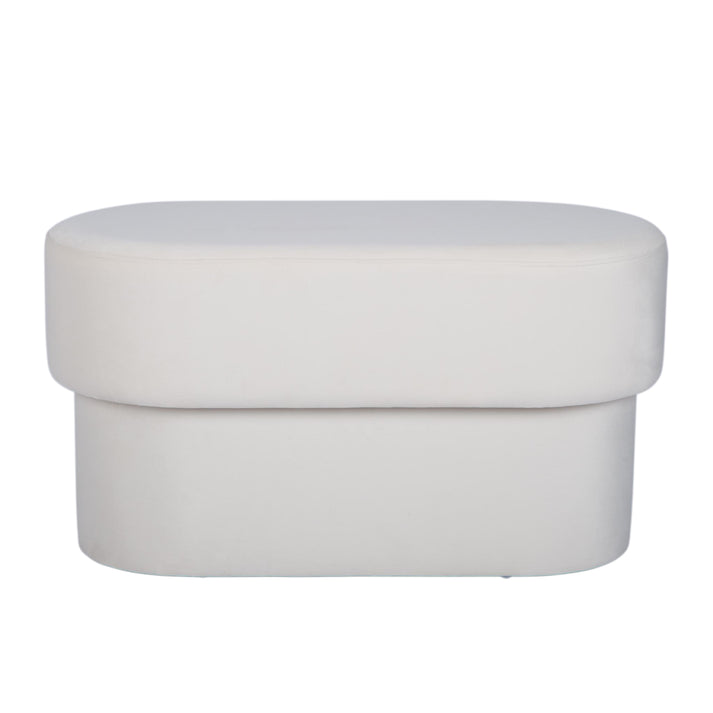 Andrea Performance Velvet Storage Bench