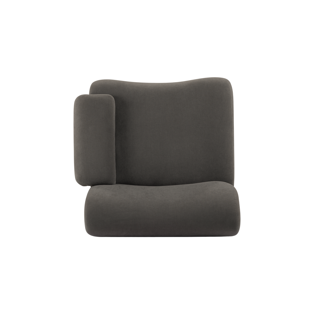 Zenith Contract-Grade Upcycled Fabric Corner Chair