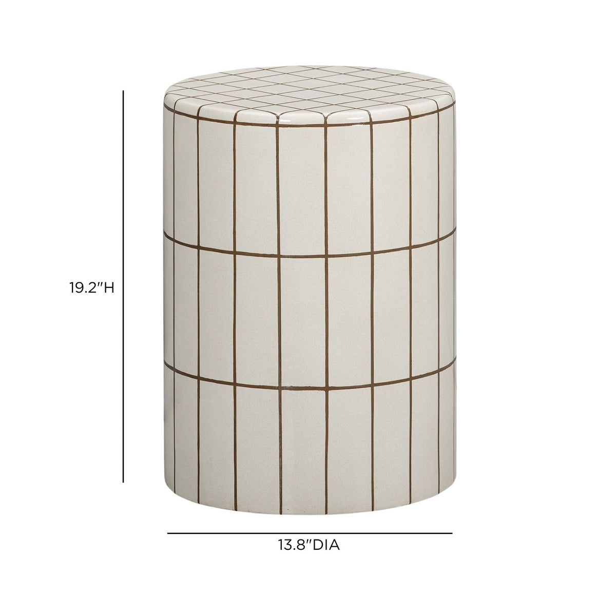 Tatiana Round Concrete Indoor/Outdoor Side Table