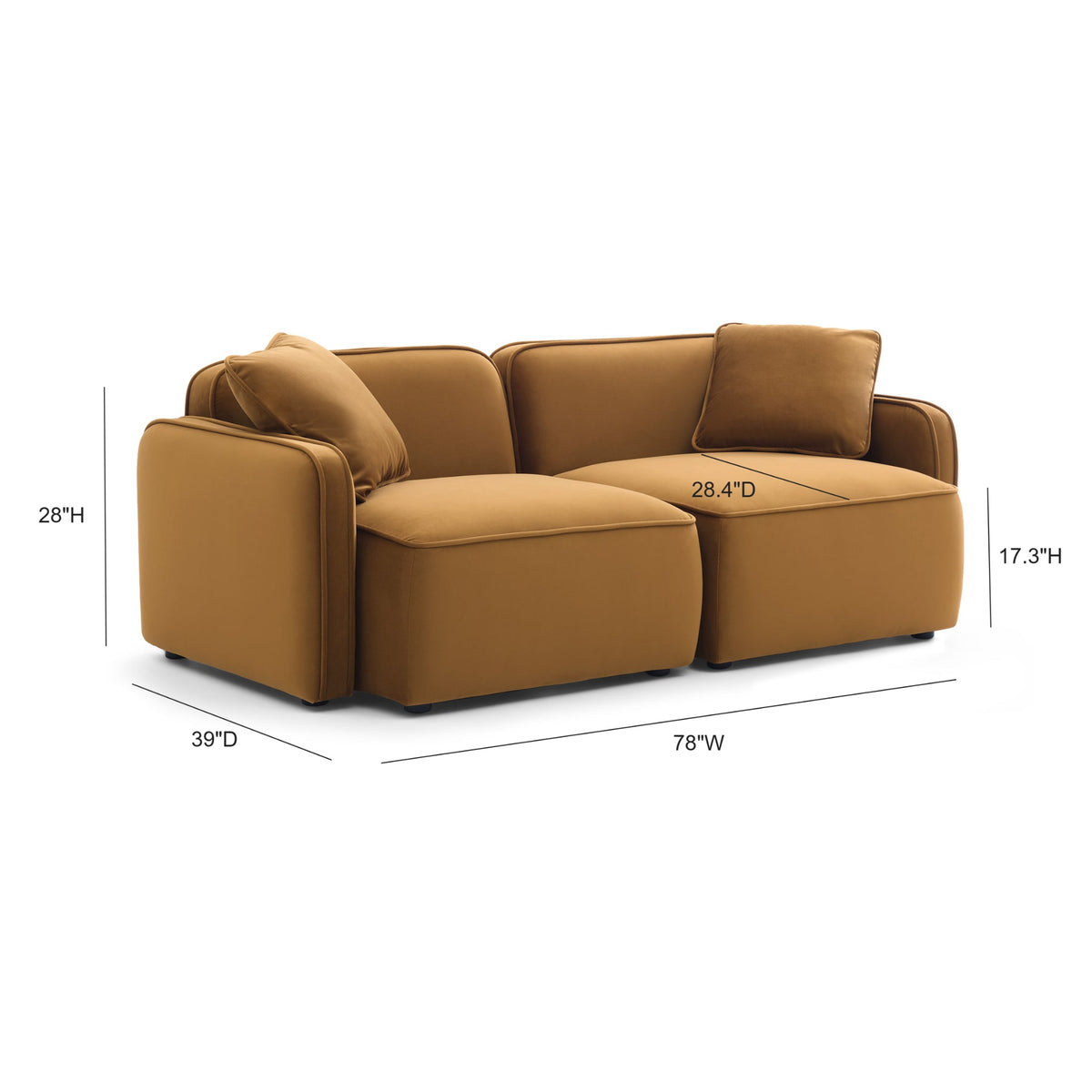 Travie Modular Loveseat