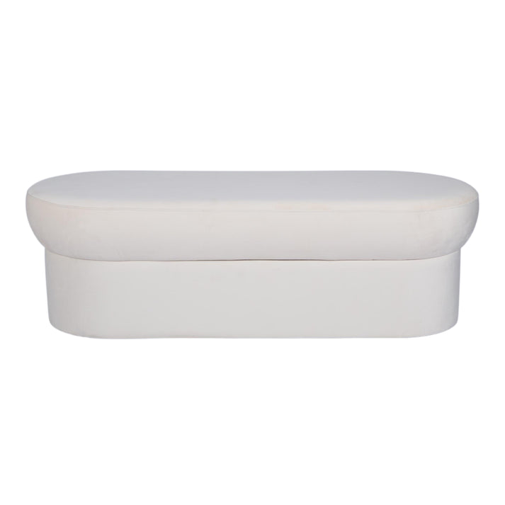 Andrea Performance Velvet Storage Bench