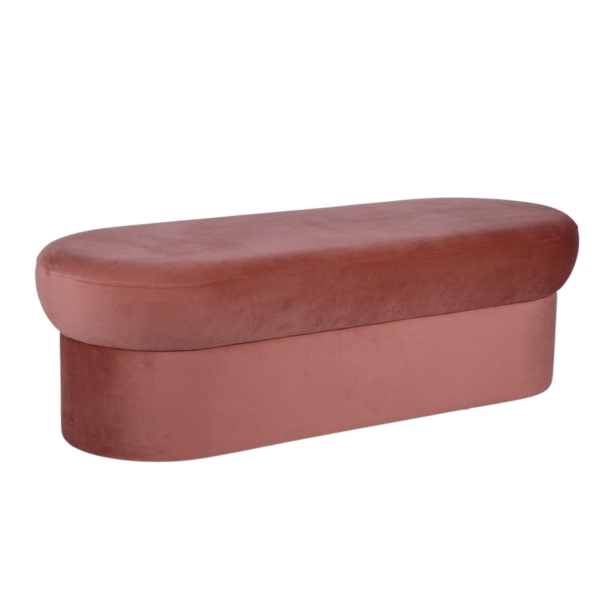 Andrea Performance Velvet Storage Bench