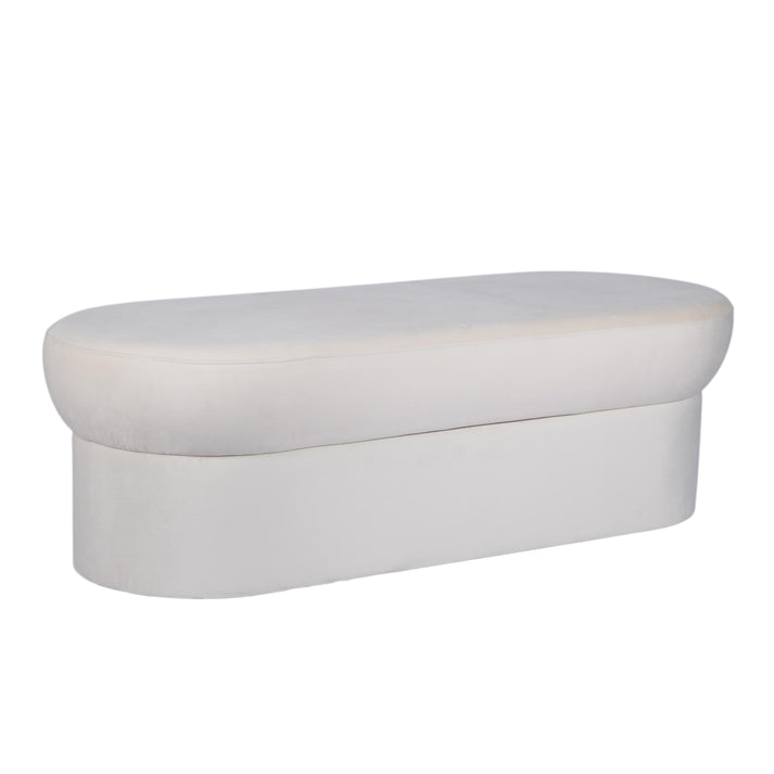 Andrea Performance Velvet Storage Bench