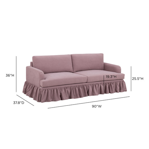 Gertrude Upcycled Performance Fabric Sofa