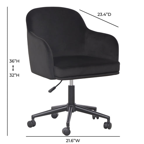 Sydney Performance Velvet Office Desk Chair