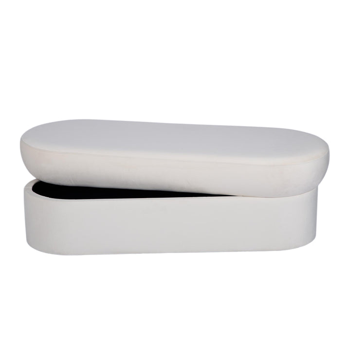 Andrea Performance Velvet Storage Bench