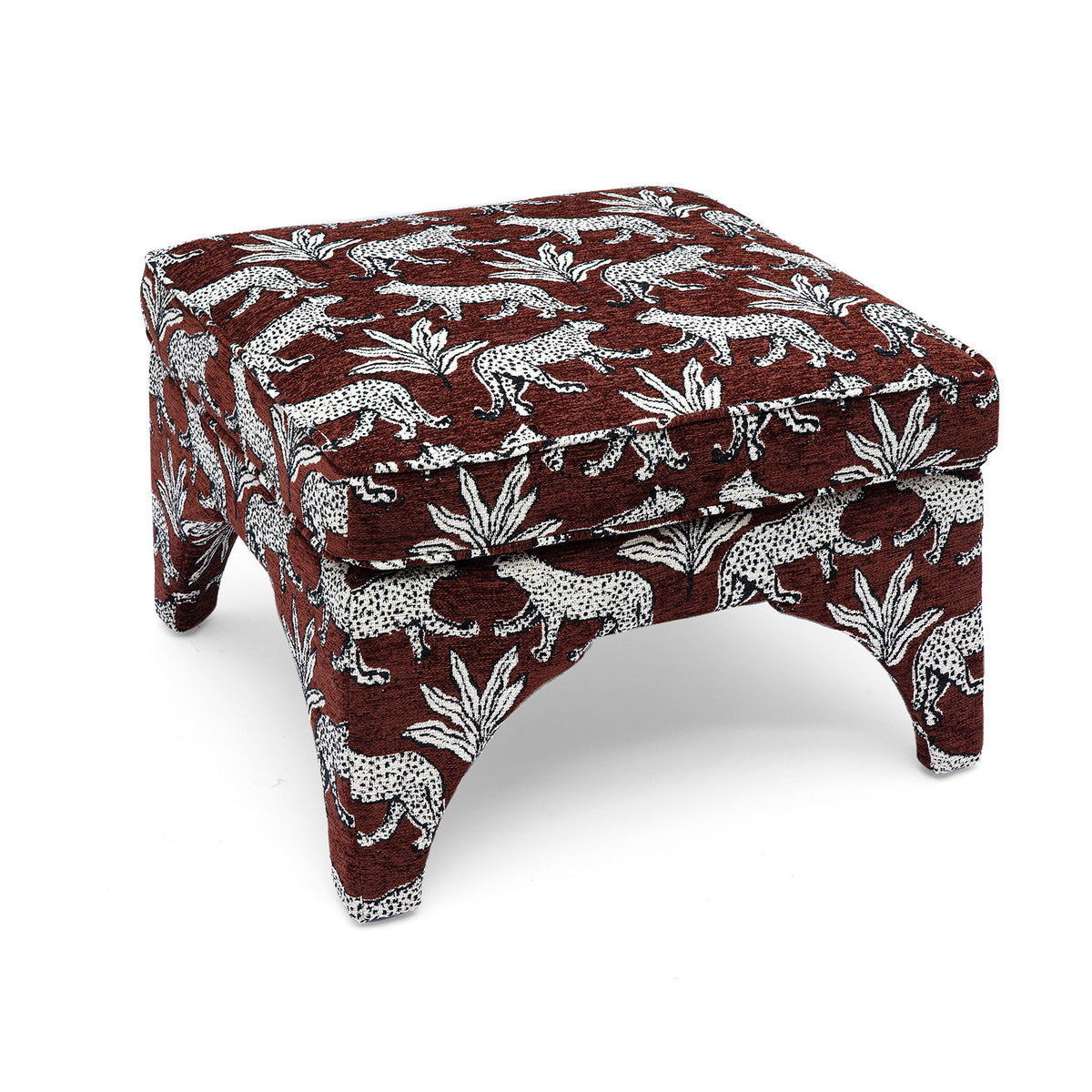 Raji Leopard Performance Ottoman