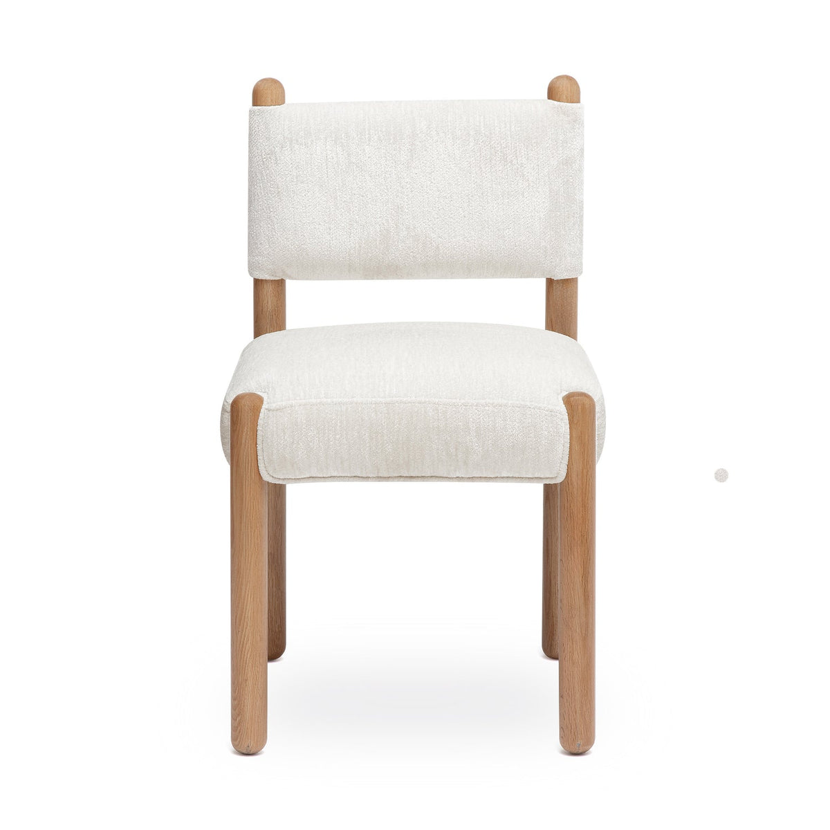Bruno Thick Performance Chenille Straight Back Dining Chair