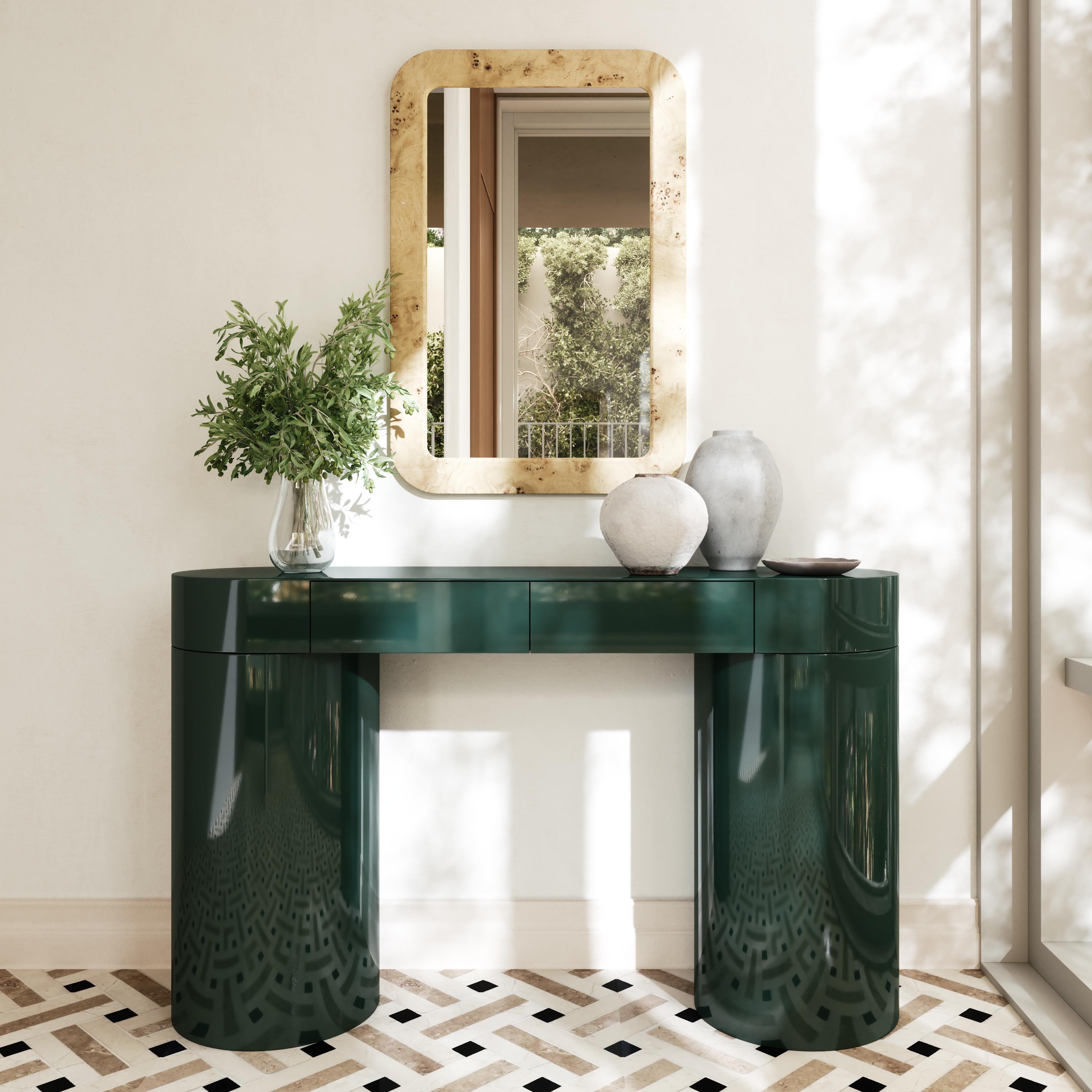 Mira High Gloss Console Table