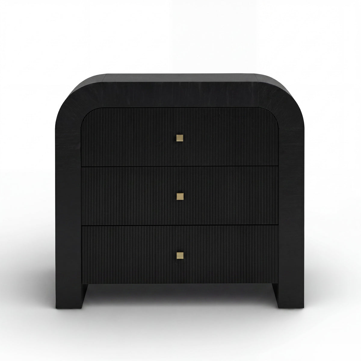 Hump 38" Arched 3-Drawer Bedside Chest