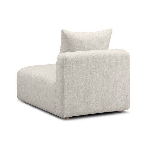 Hangover Contract-Grade Textured Fabric Modular Armless Chair