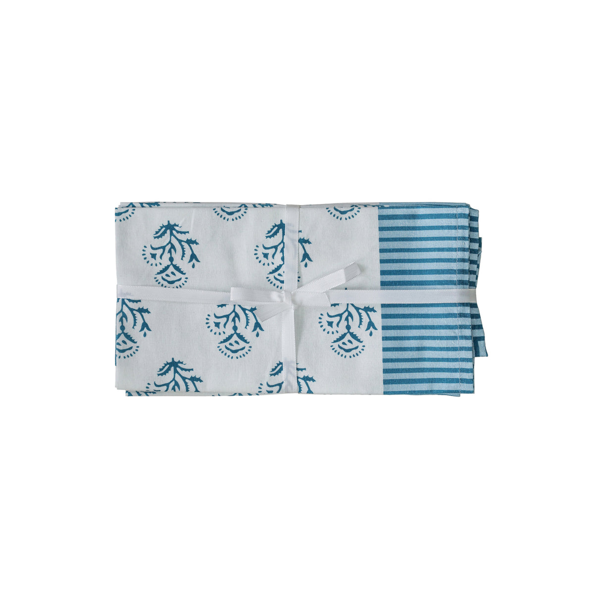 Crissy Cotton Canvas Printed Napkins - Set of 4